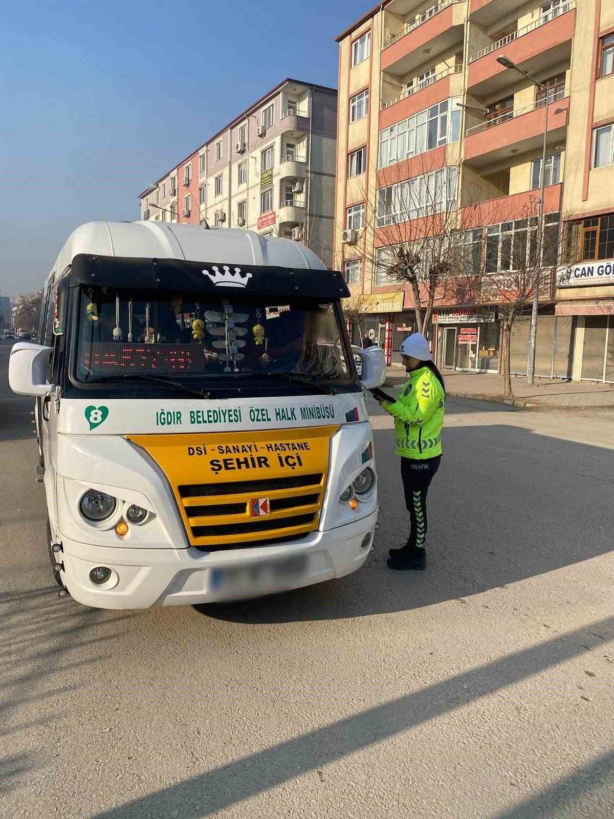 Iğdır’da trafik denetimleri