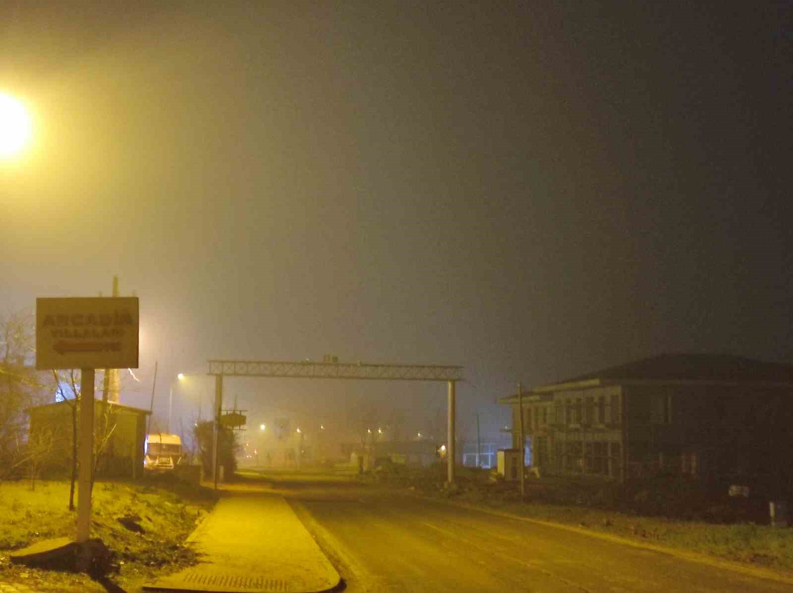 Tekirdağ’da sis etkili oldu
