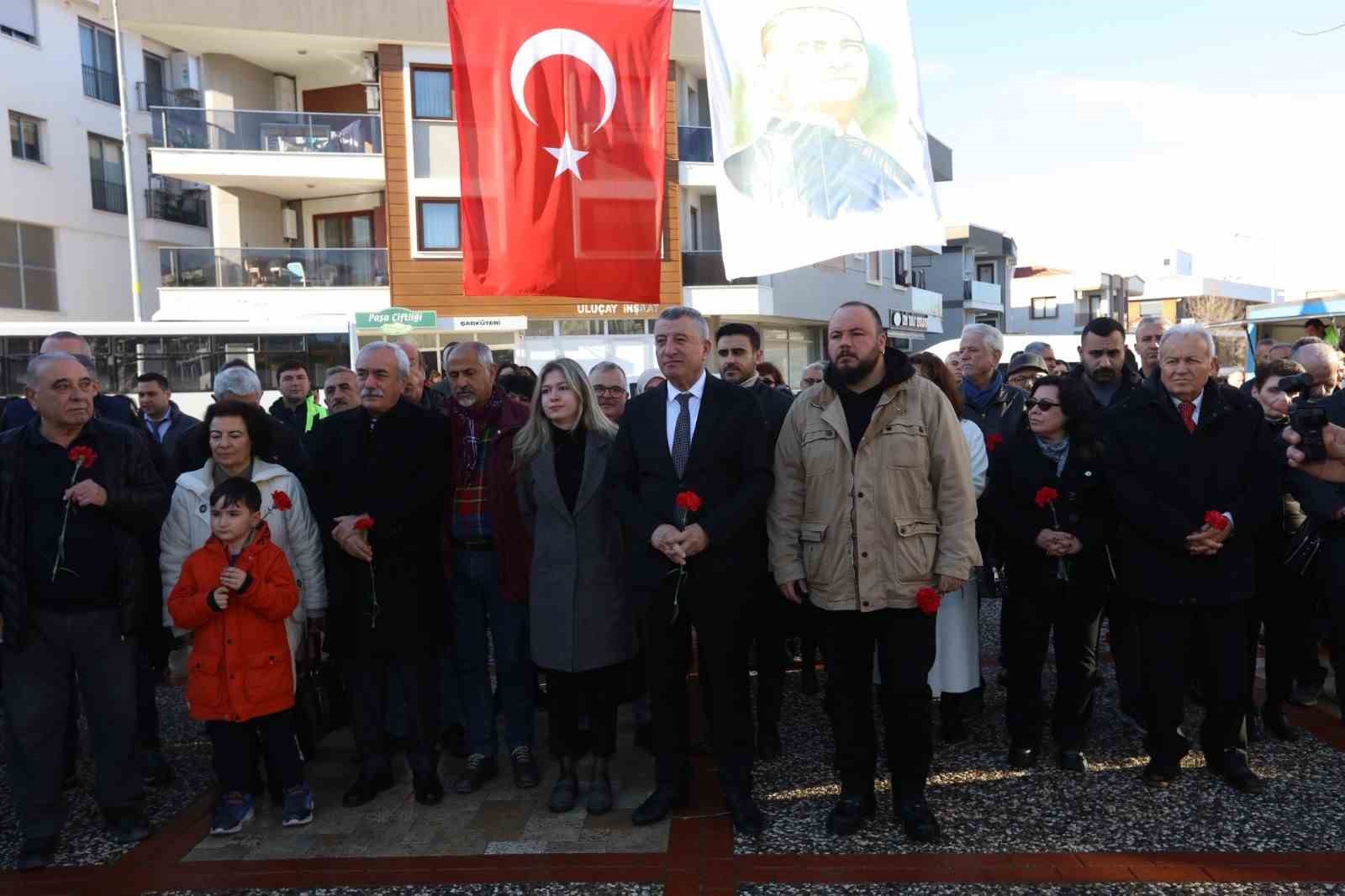 Uğur Mumcu Güzelbahçe’de anıldı
