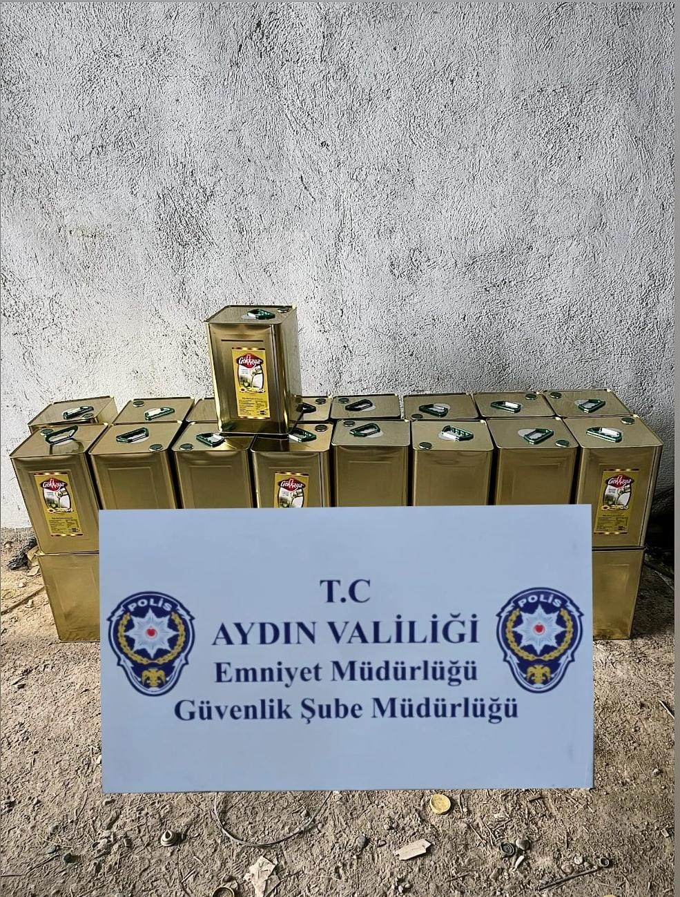 Aydın’da 2 bin 940 litre tağşiş yağ ele geçirildi