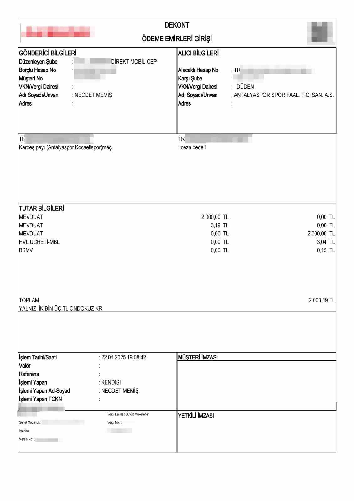 Kocaelisporlu taraftarlar Antalyaspor&rsquo;a kesilen para cezasına ortak oldu
