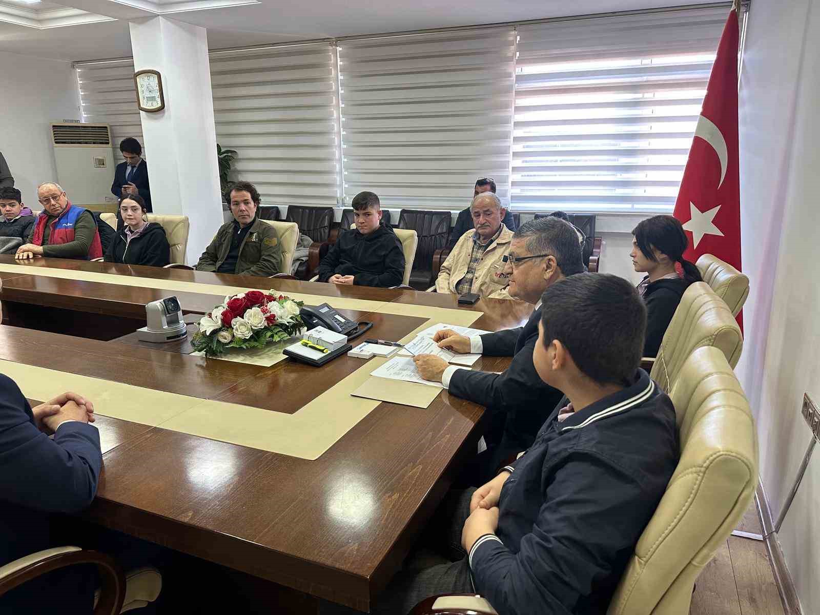 Sinop&rsquo;ta meslek protokol&uuml;
