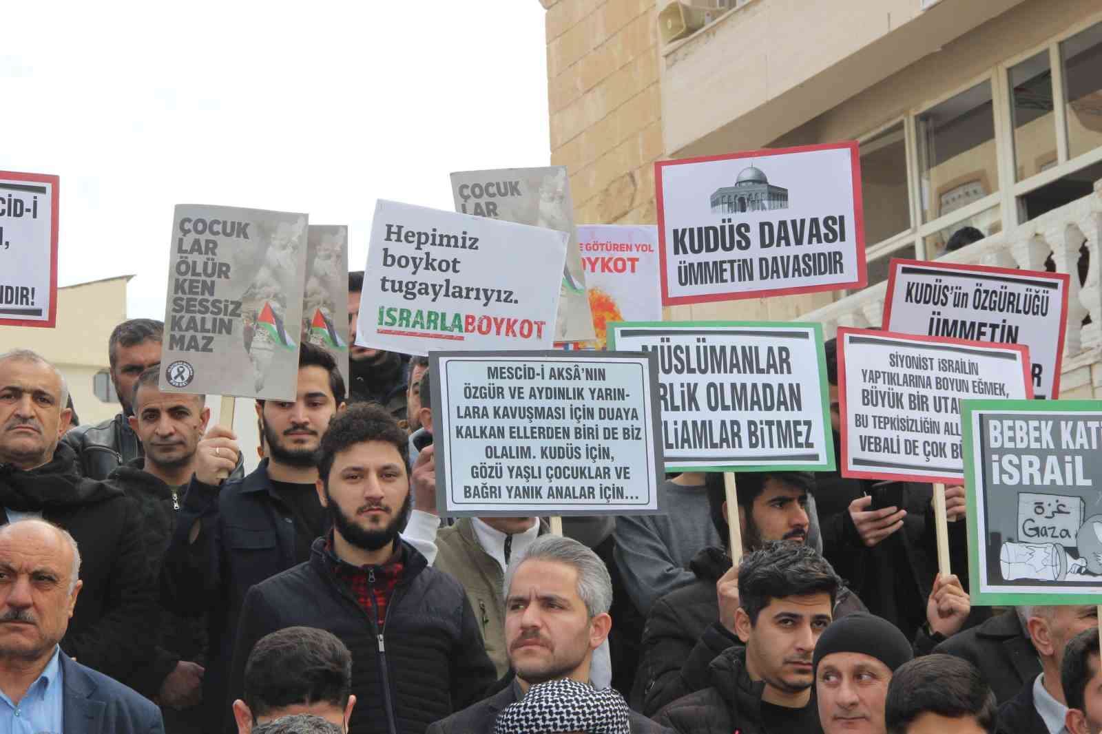 Cizre&rsquo;de STK&rsquo;lardan D&uuml;nya Kud&uuml;s Haftası&rsquo;nda basın a&ccedil;ıklaması
