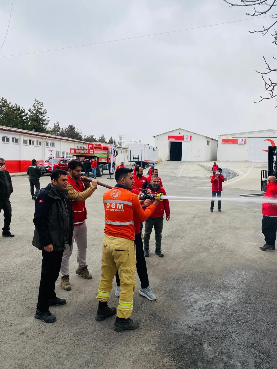 Elazığ’da orman yangınlarına müdahale eğitimi