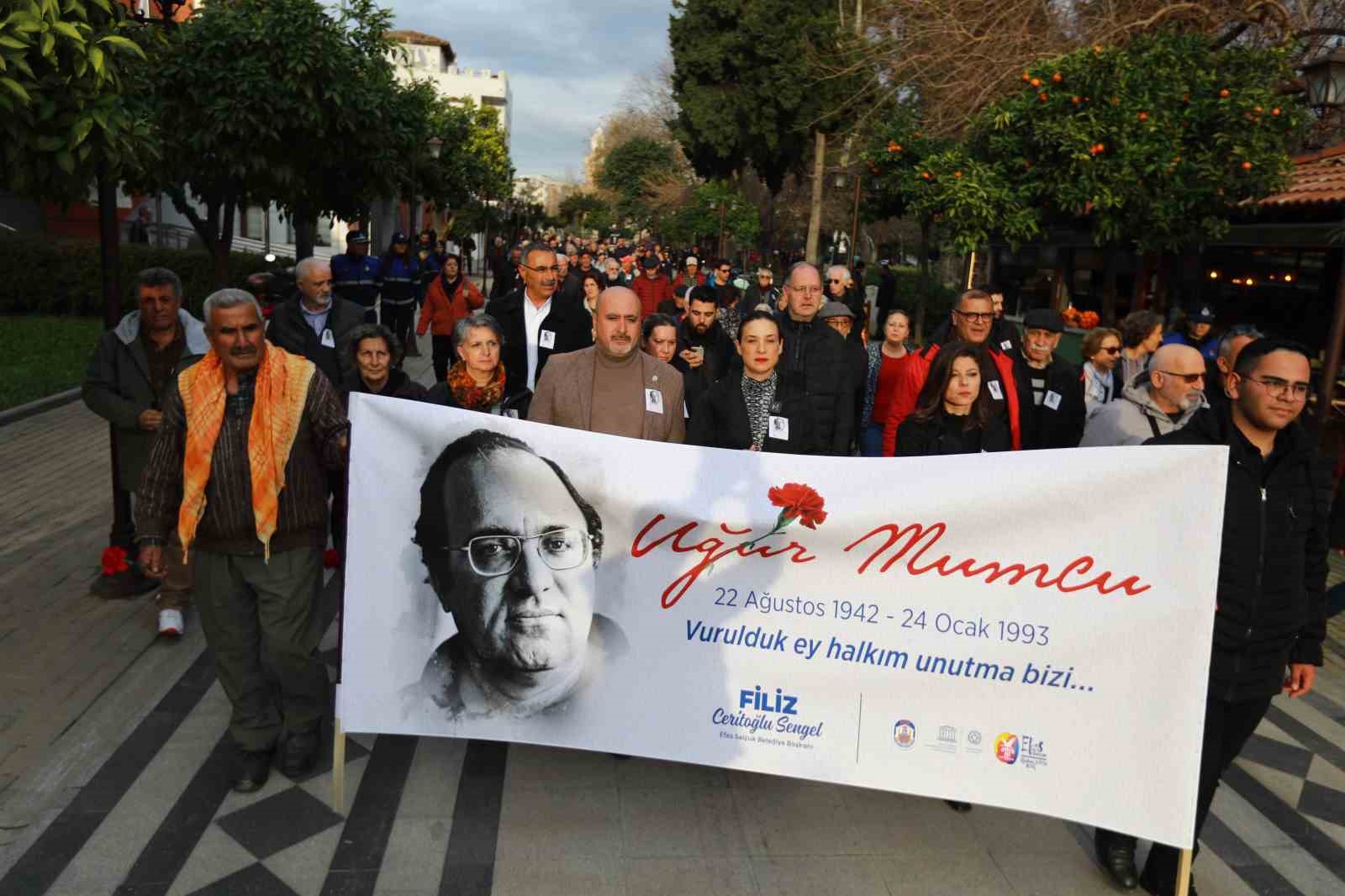 Selçuk’ta  Araştırmacı Gazeteci Yazar Uğur Mumcu anıldı