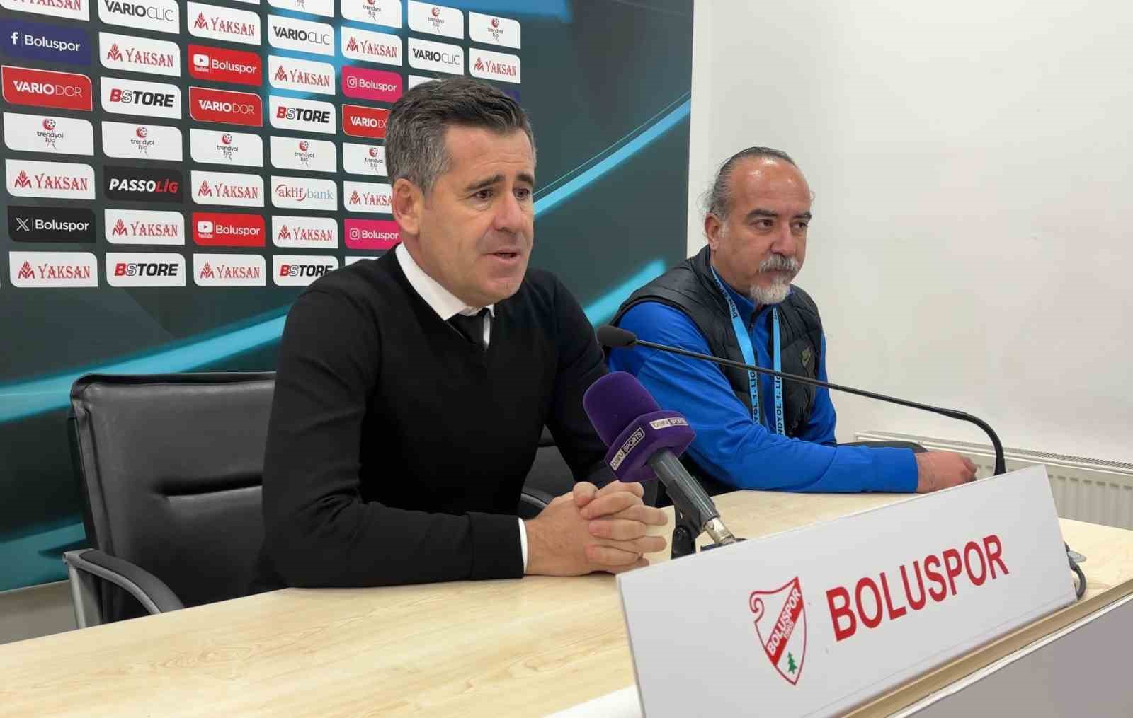 Boluspor - Gen&ccedil;lerbirliği ma&ccedil;ının ardından
