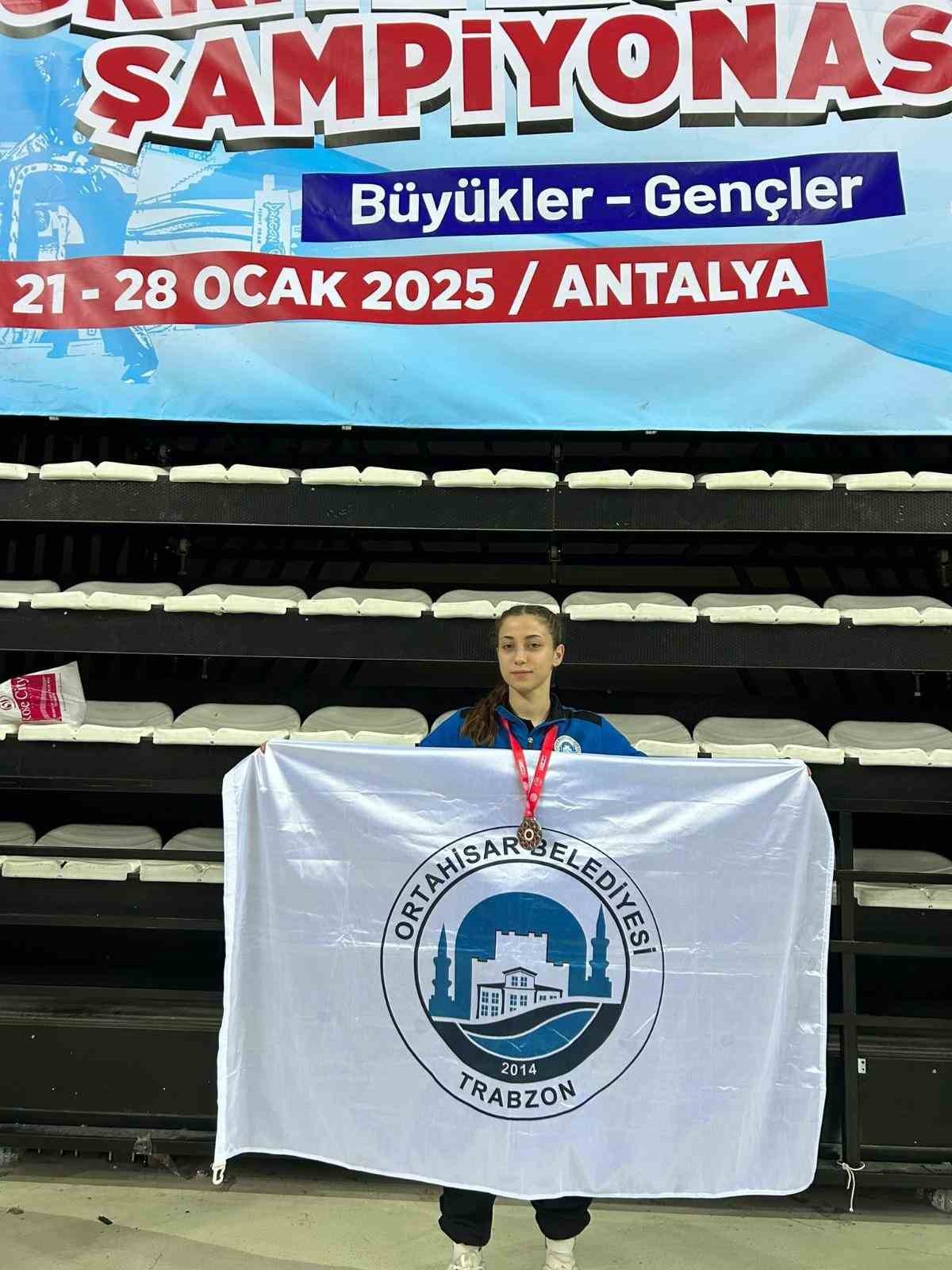 Ortahisar’ın genç sporcusu, Türkiye ikincisi oldu