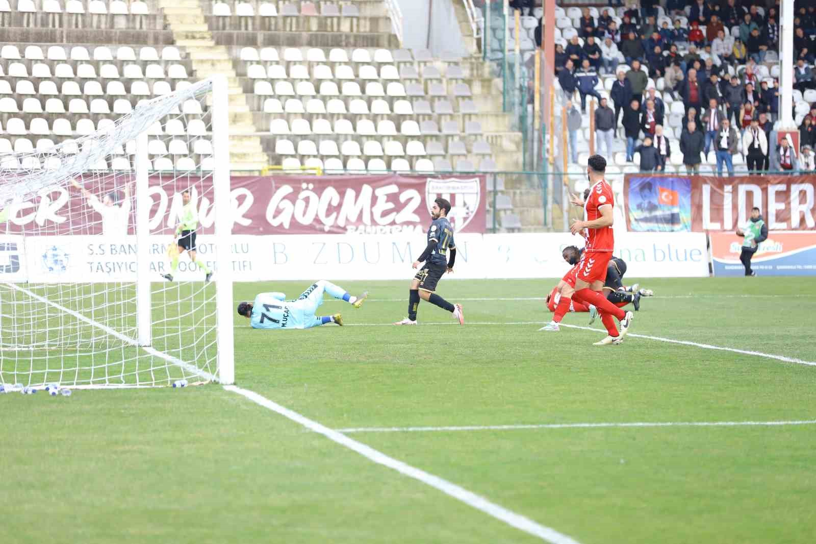 Trendyol 1. Lig Bandırmaspor: 1 - Ankara Ke&ccedil;i&ouml;reng&uuml;c&uuml;: 2
