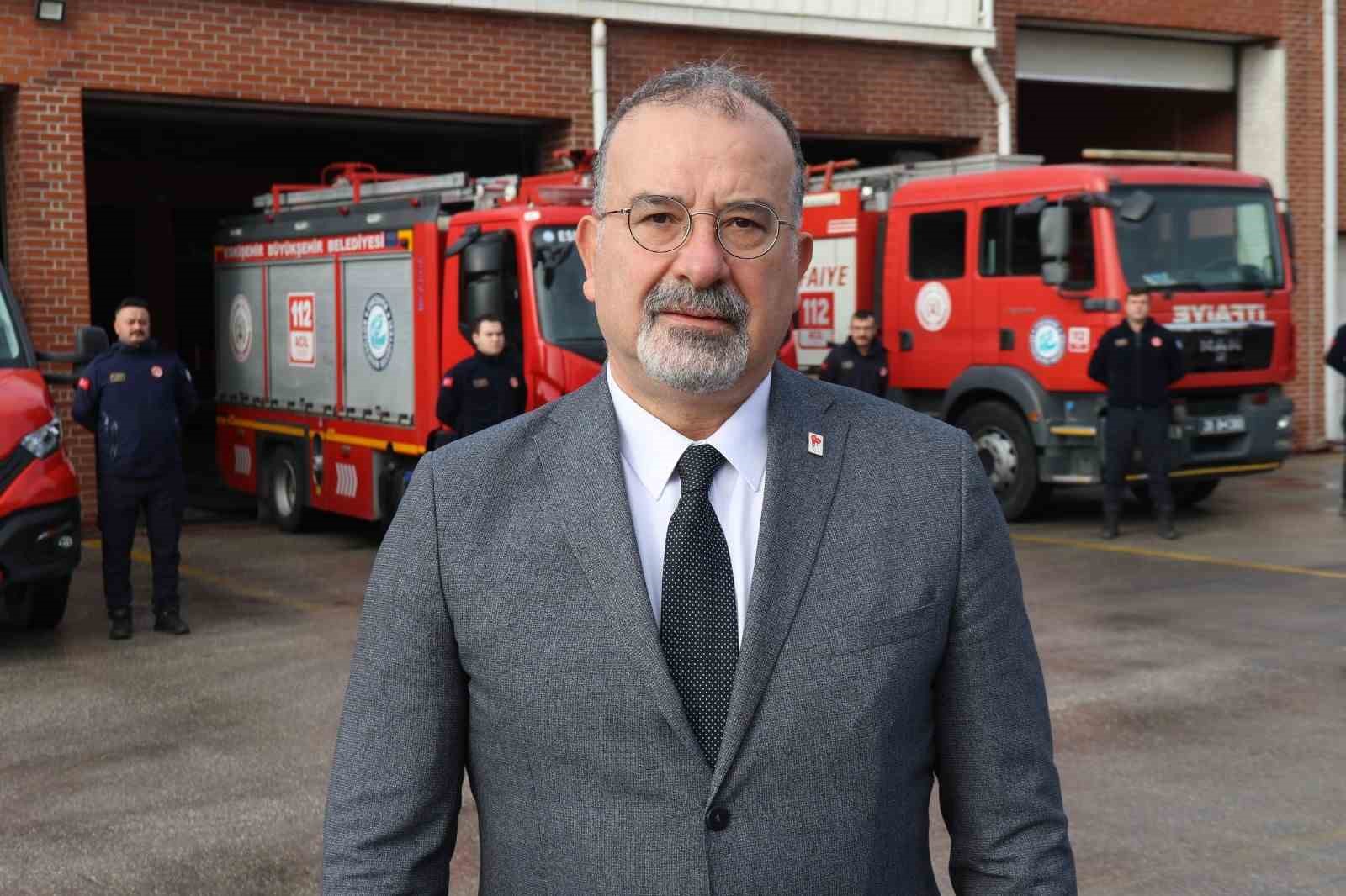 Eskişehir itfaiyesi kentin bina stoğuna ve yapılanmasına g&ouml;re yeterli durumda

