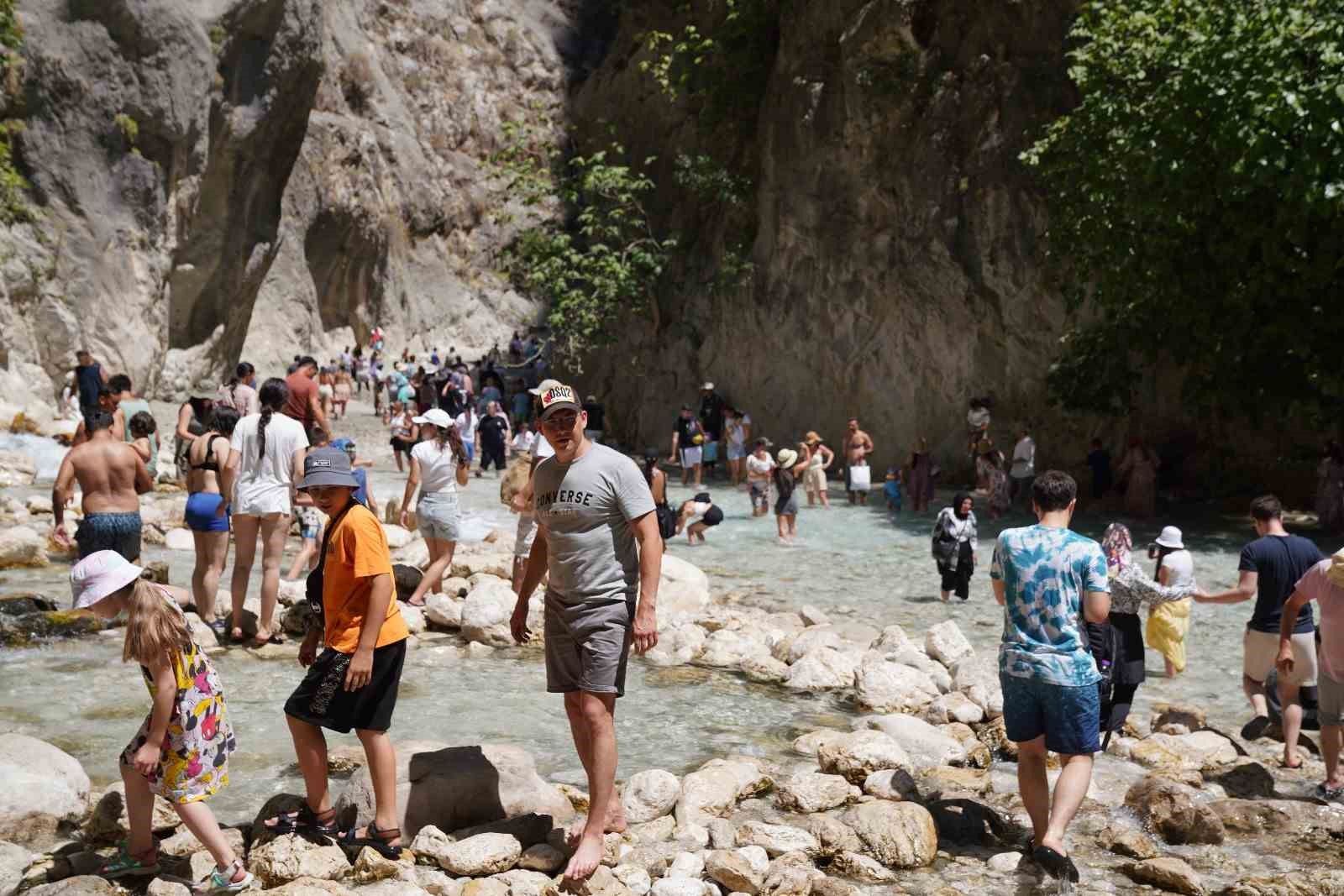 Saklıkent Kanyonu’nu 590 bin kişi ziyaret etti