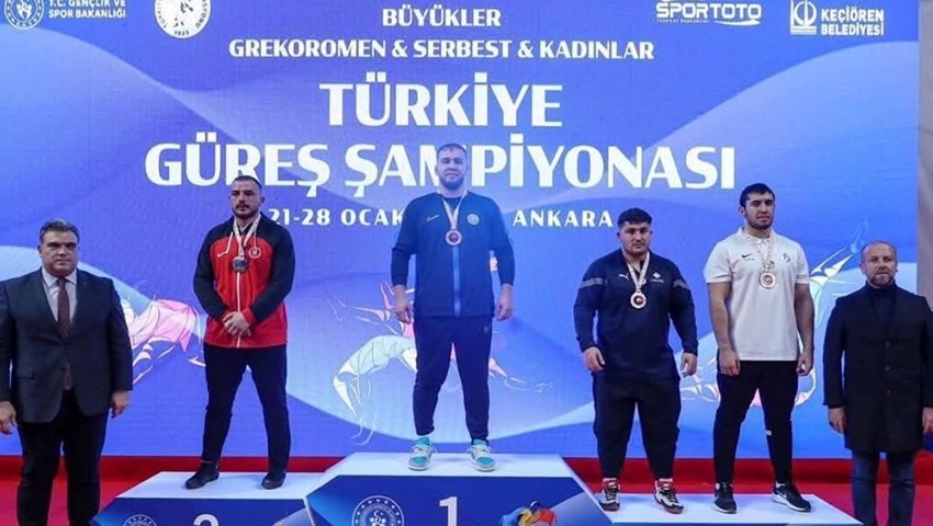 ETÜ’lü milli güreşçi Türkiye Güreş Şampiyonası’ndan gümüş madalya ile döndü
