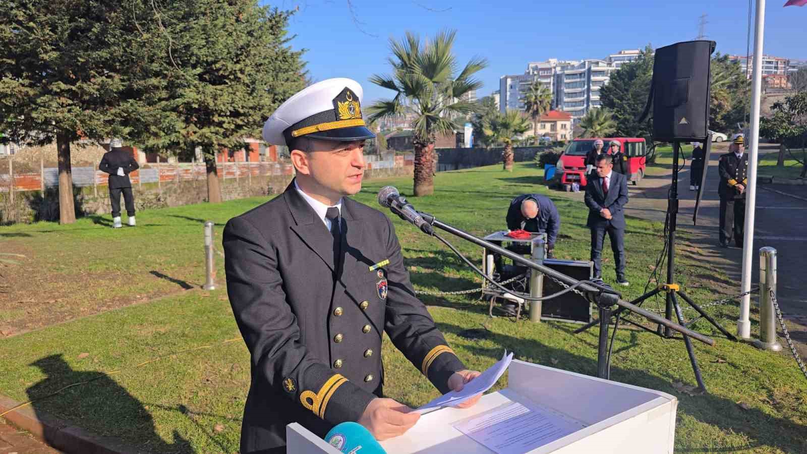 Alemdar Gemisi’nin intikalinin 104. yıldönümü ve ilk deniz şehidi Recep Kahya anıldı