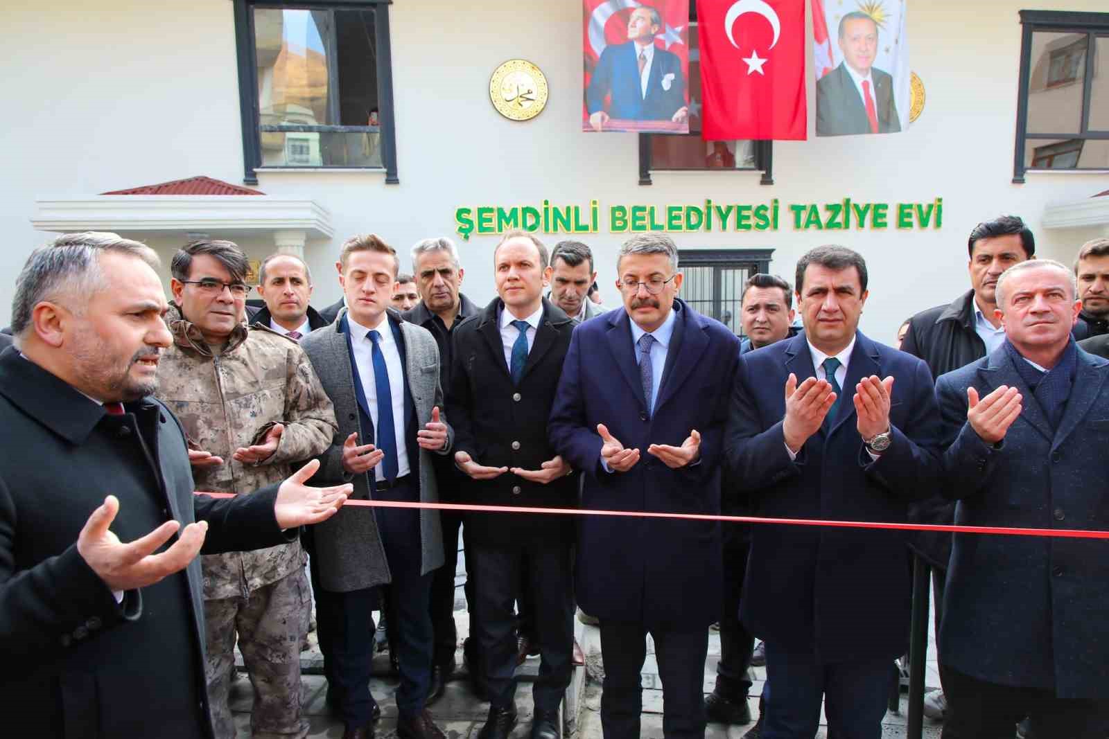 Şemdinli’de taziye evi açıldı