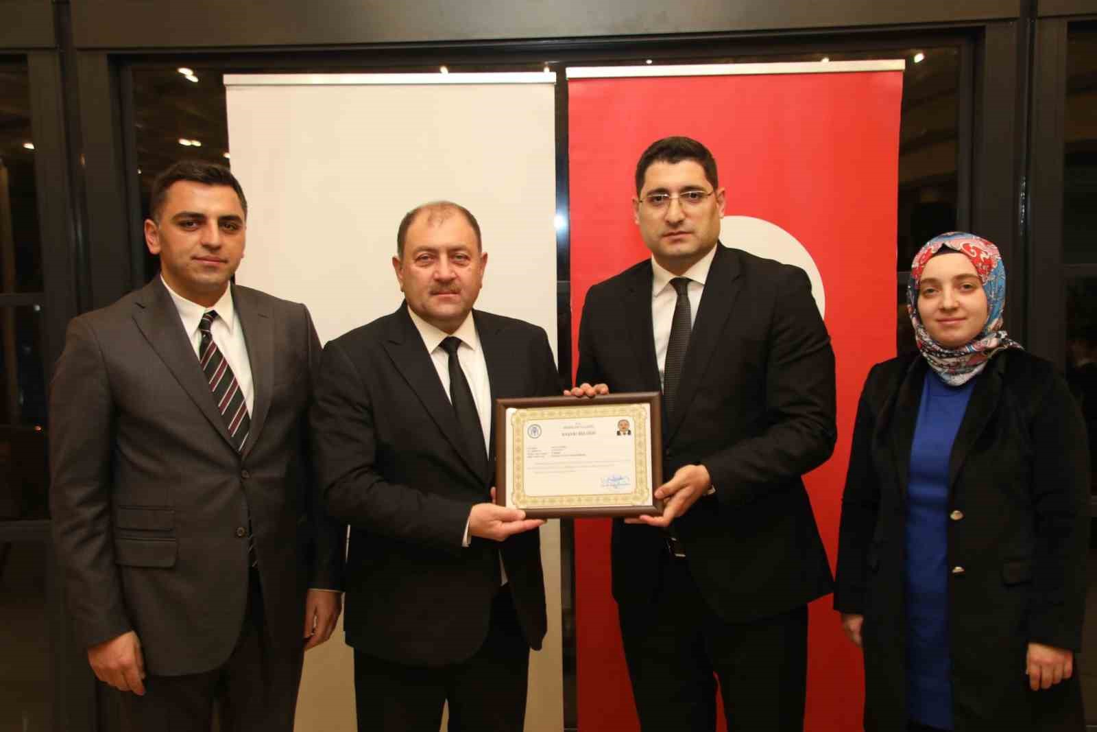 Şahin için veda programı düzenlendi