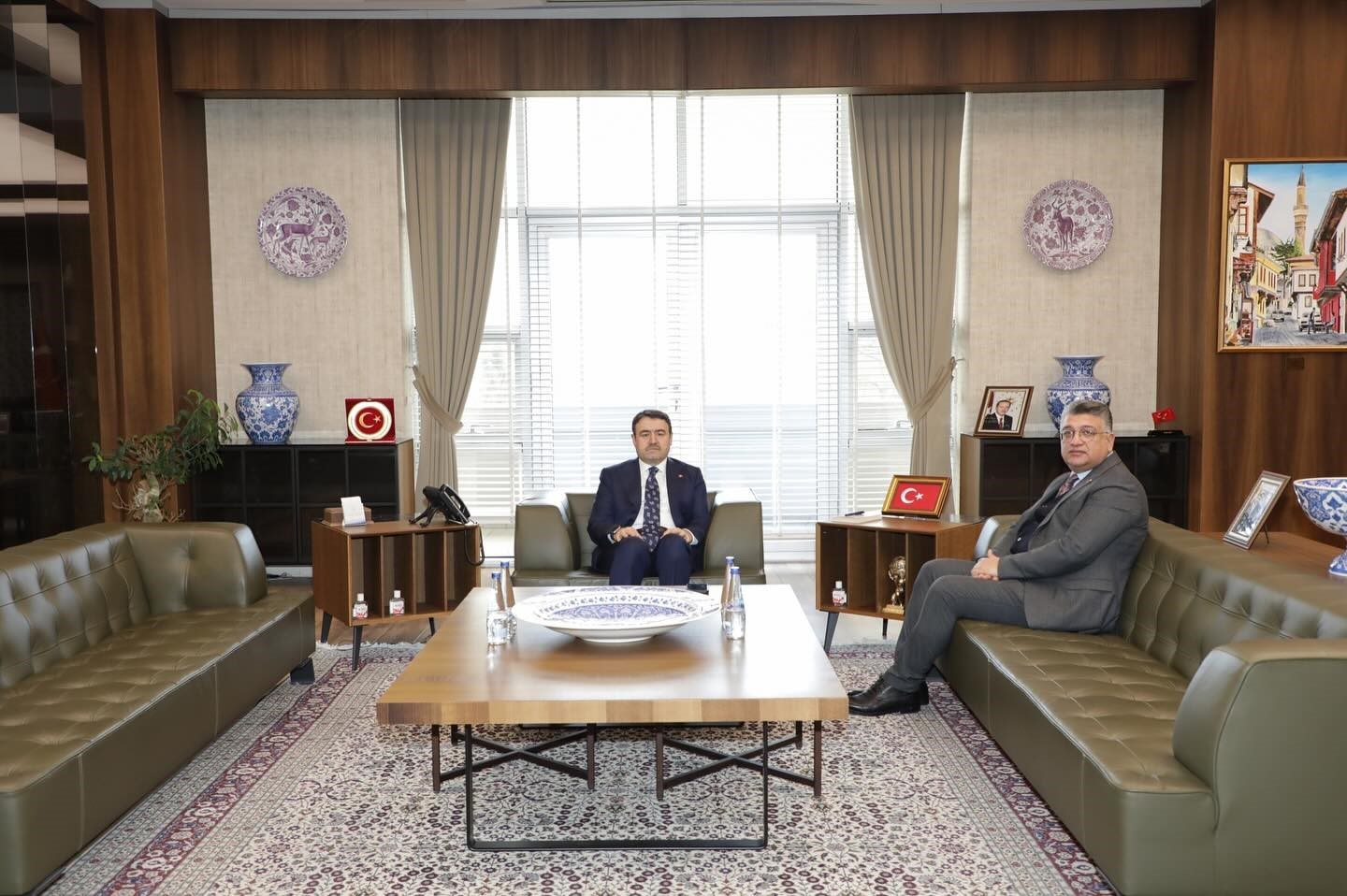 Vali Musa Işın, Rektör Süleyman Kızıltoprak’ı ağırladı