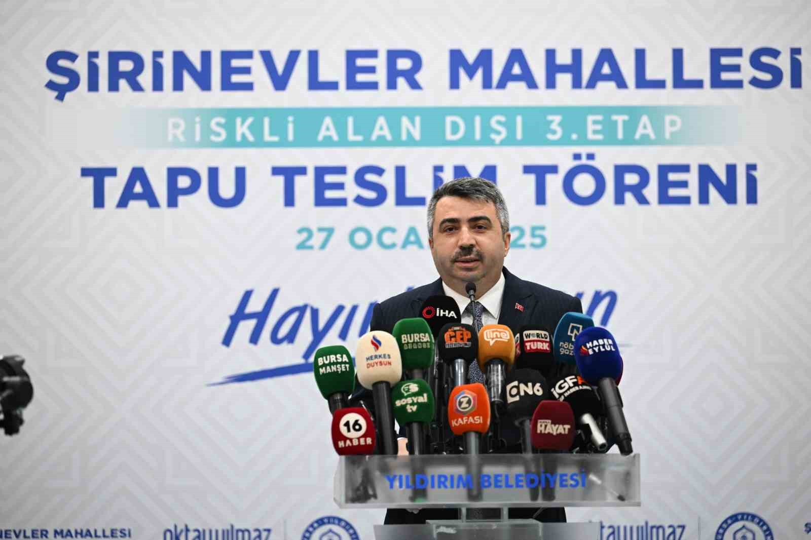 Yıldırım’da Tapu sevinci