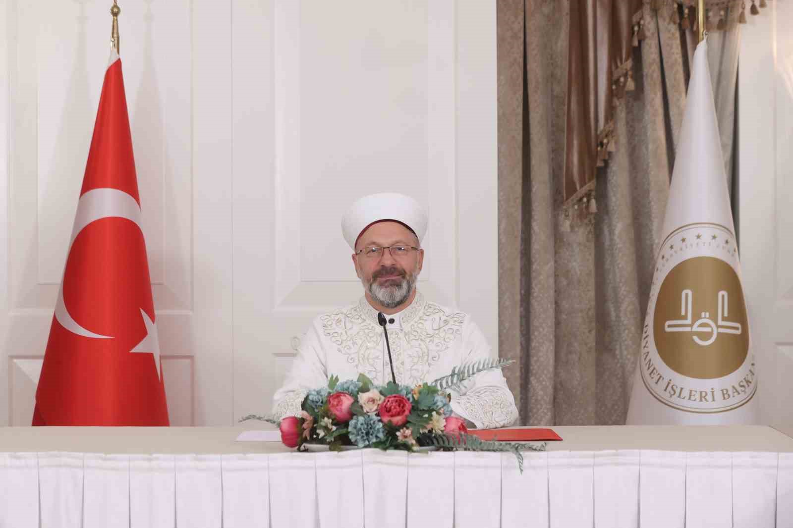 Diyanet İşleri Başkanı Erbaş: "Gazze’deki insani yardım faaliyetlerimiz artarak devam ediyor”