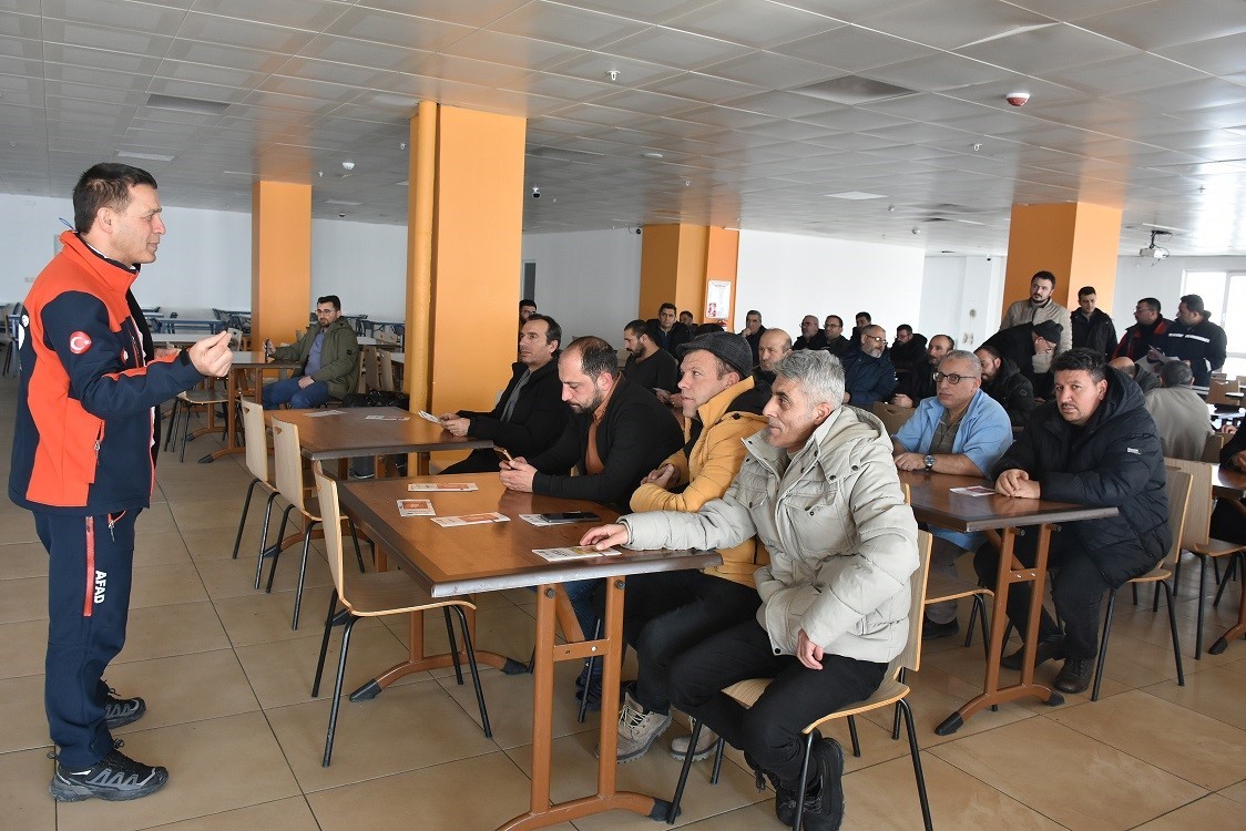 Önce eğitim sonra tatbikat