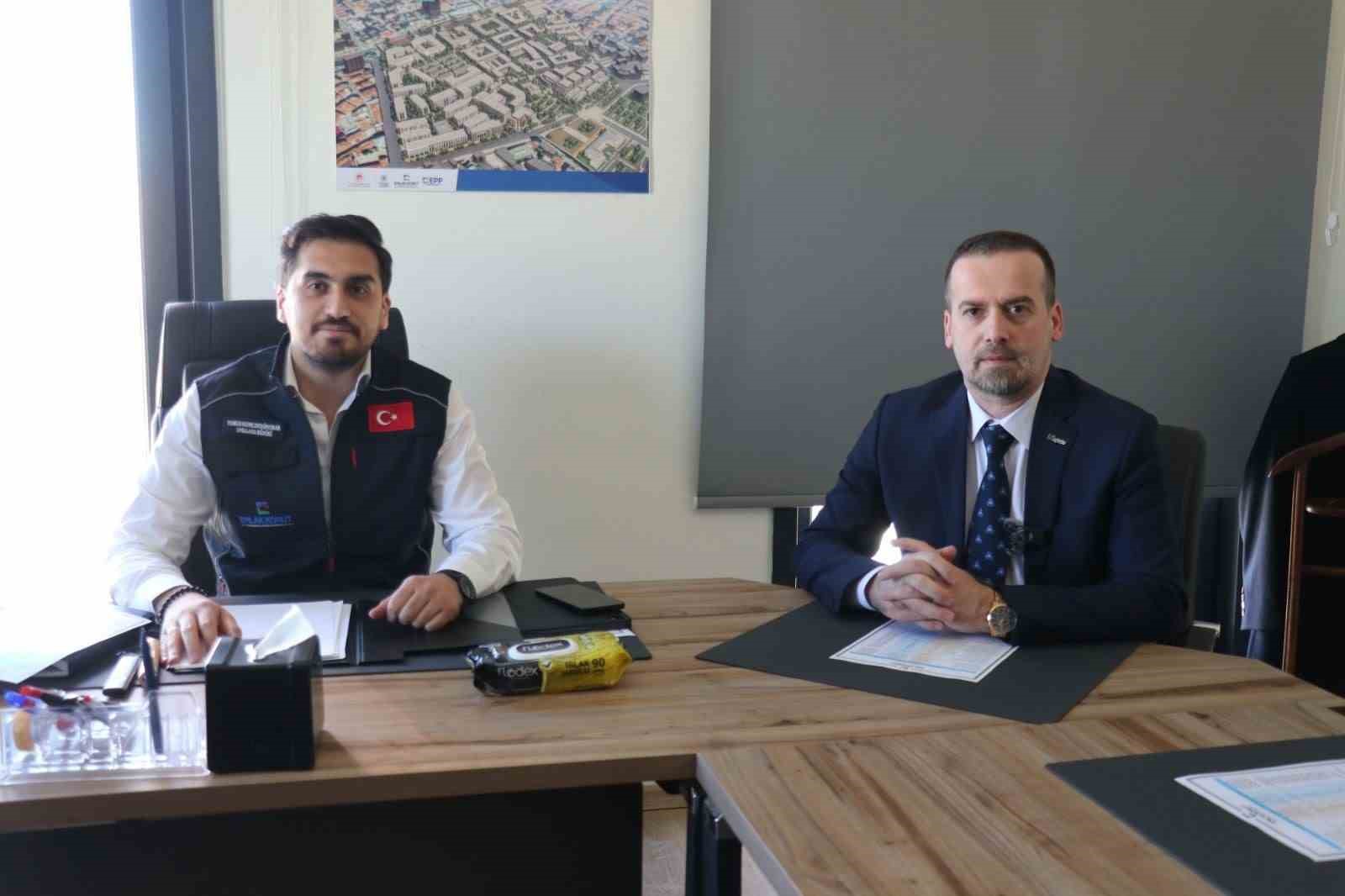 MAGİNDER yeni &ccedil;arşı inşaatında inceleme yaptı
