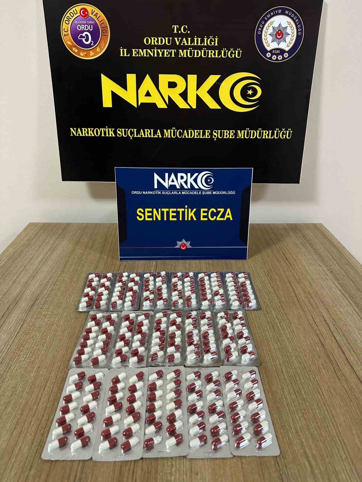 Ordu’da uyuşturucu operasyonlarında 4 tutuklama