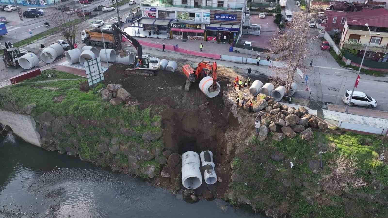 40 milyon TL’lik yağmur suyu hattı yatırımı