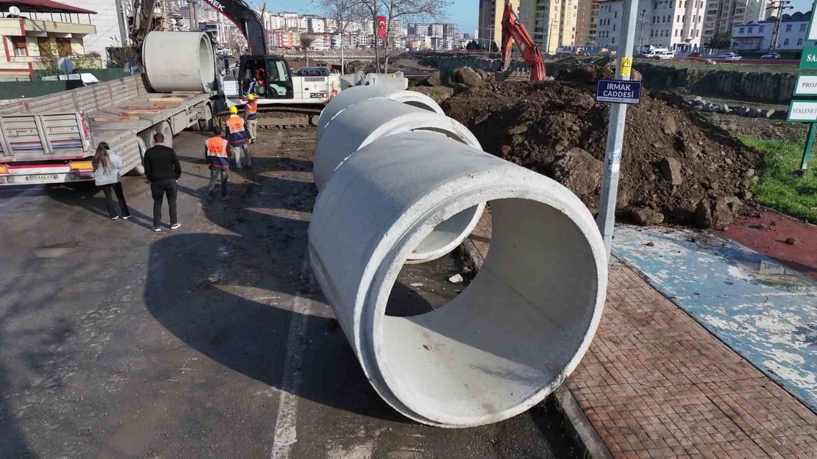40 milyon TL&rsquo;lik yağmur suyu hattı yatırımı
