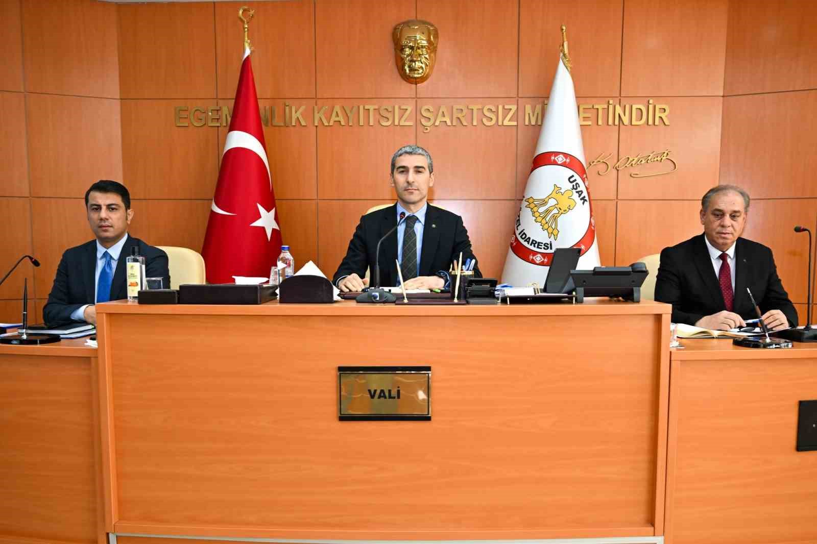 Uşak İl Koordinasyon Kurulu Toplantısı yapıldı
