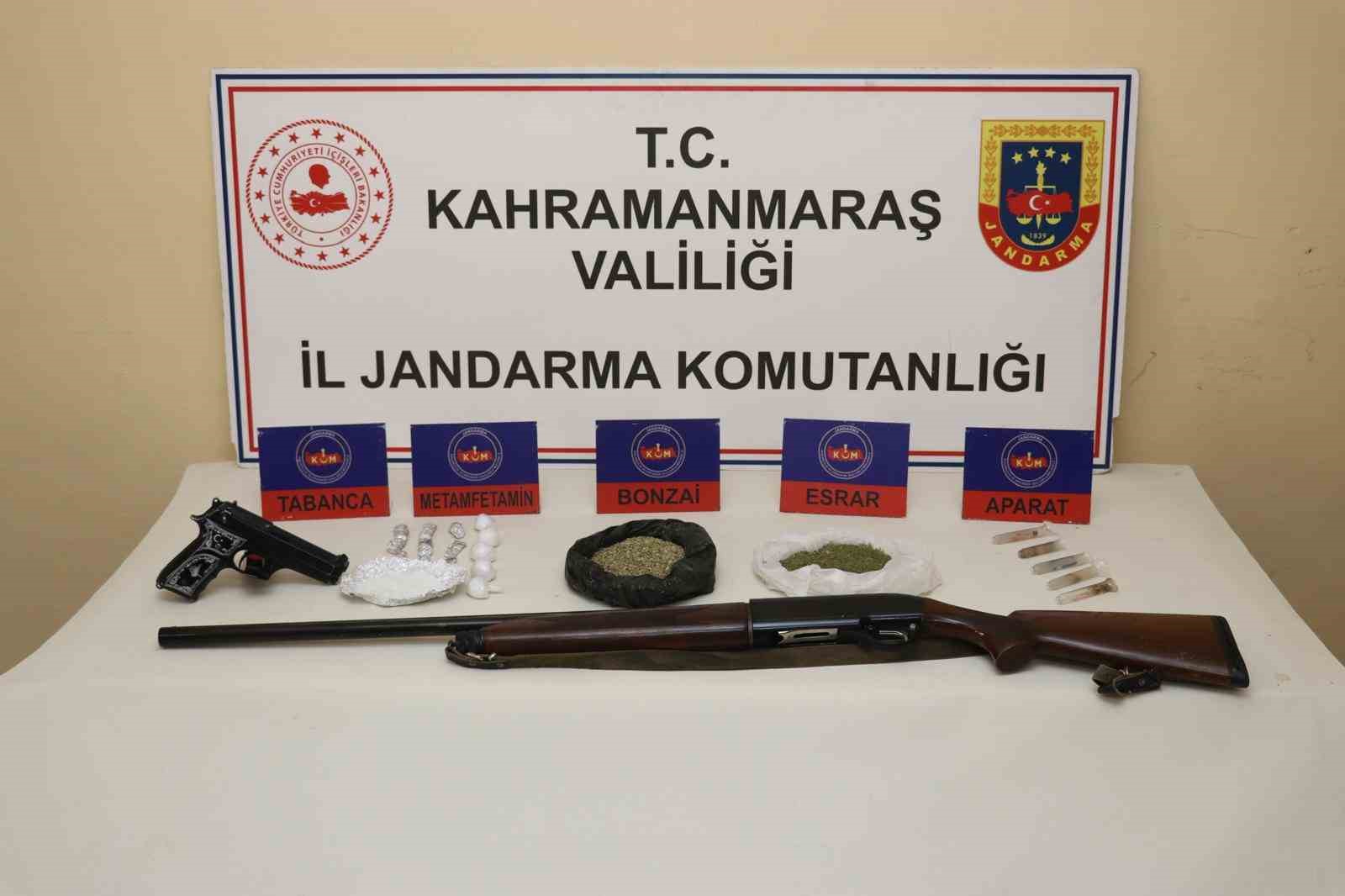 Kahramanmaraş&rsquo;ta uyuşturucu operasyonunda yakalanan 17 ş&uuml;pheli tutuklandı
