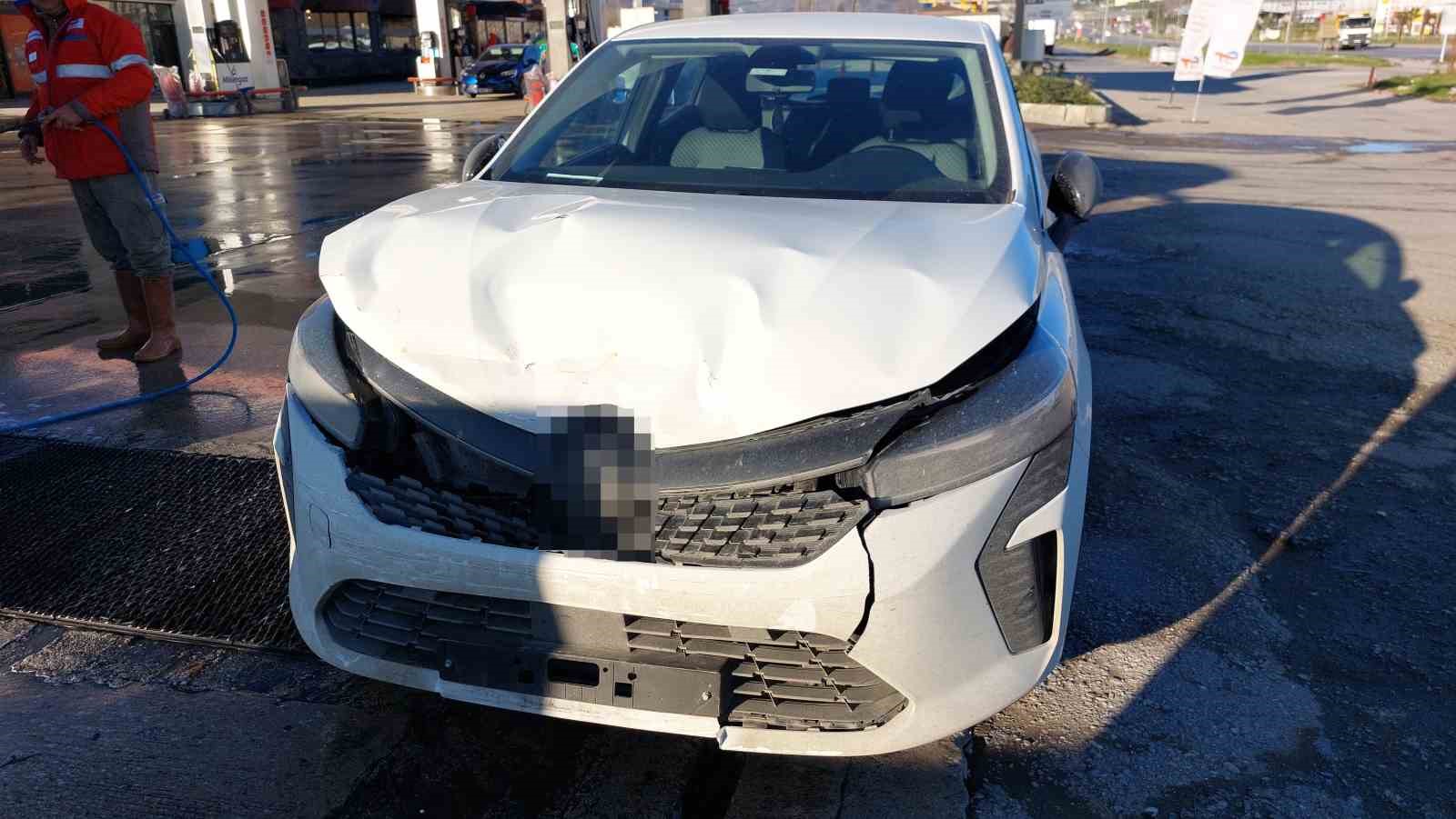 Samsun’da otomobiller çarpıştı: 1 yaralı