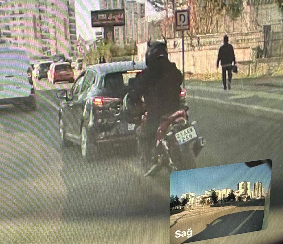 Diyarbakır’da trafikte çirkin hareket
