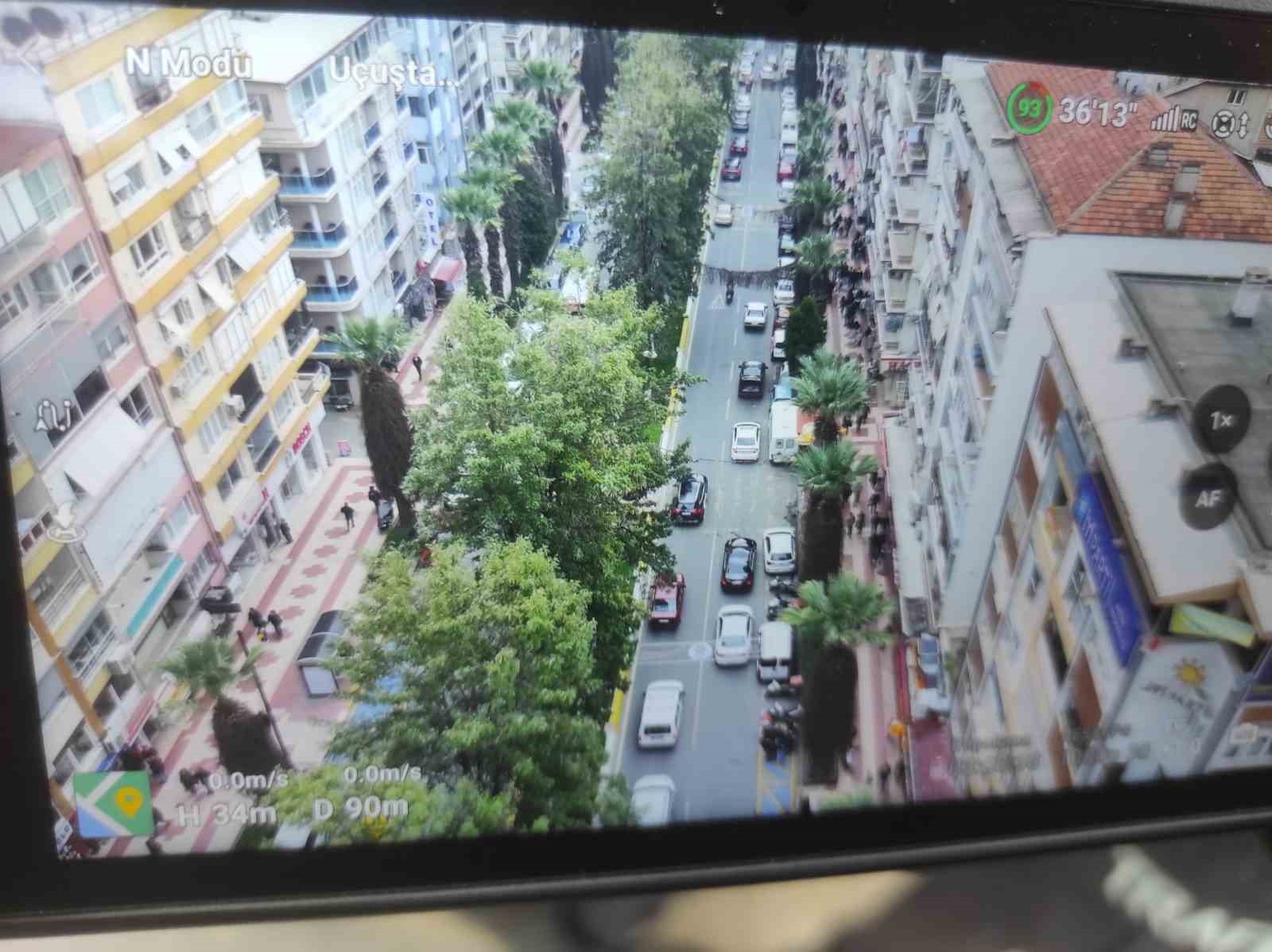 Aydın’da drone destekli trafik denetimi
