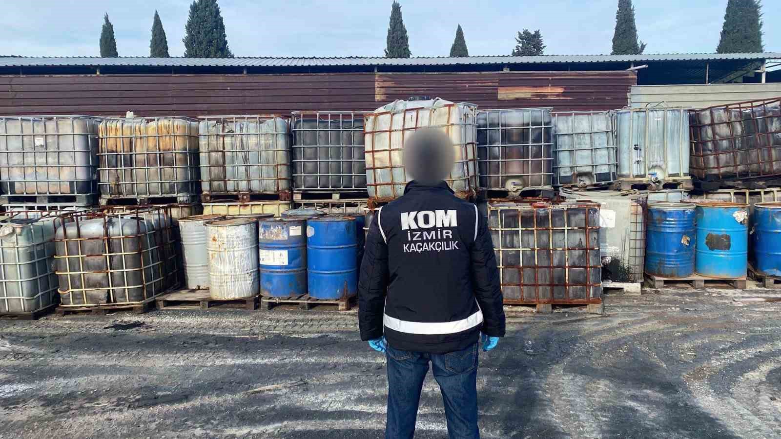 İzmir’de kaçak akaryakıt operasyonu