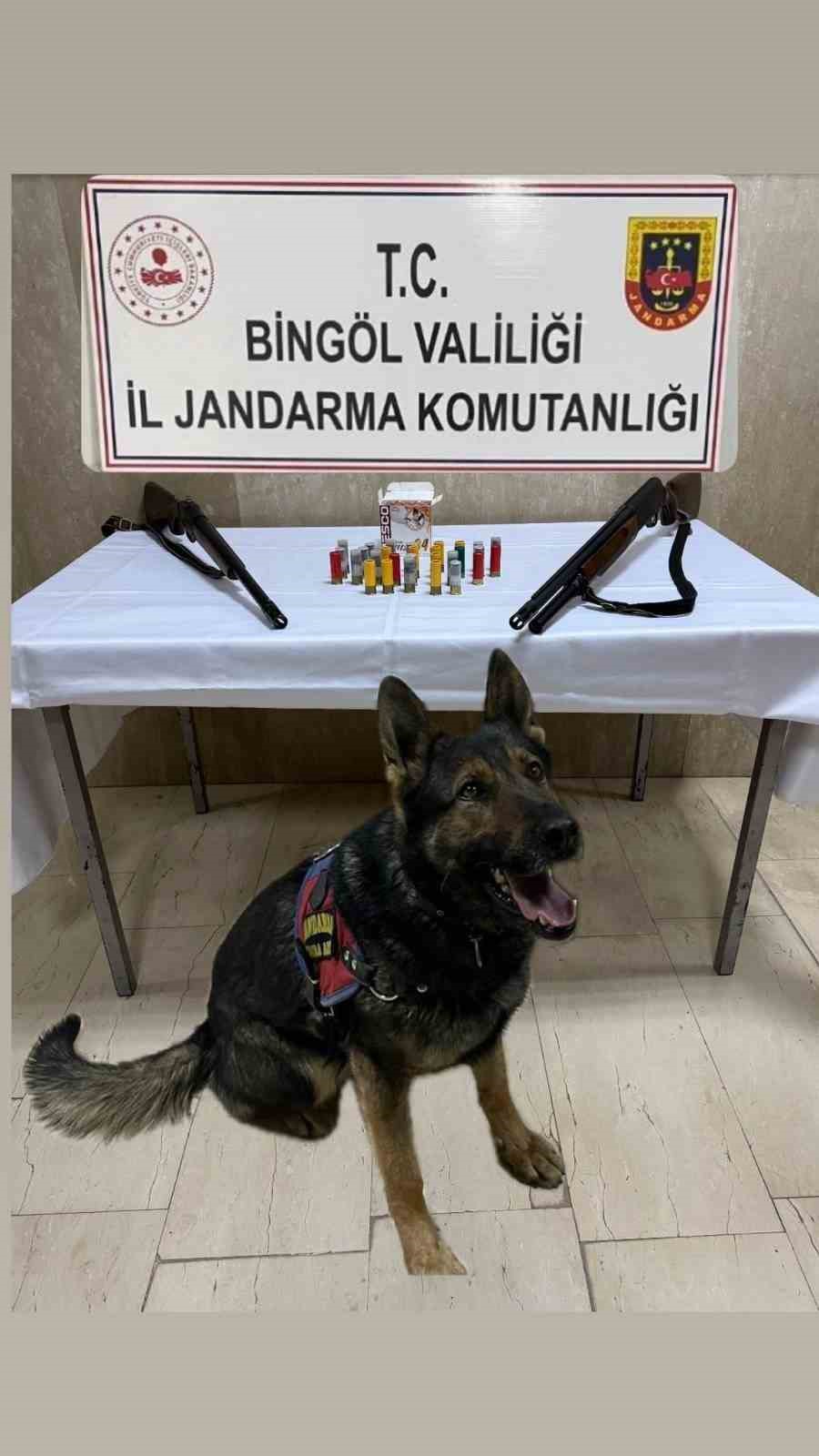 Bingöl’de uyuşturucu madde ve tüfek ele geçirildi