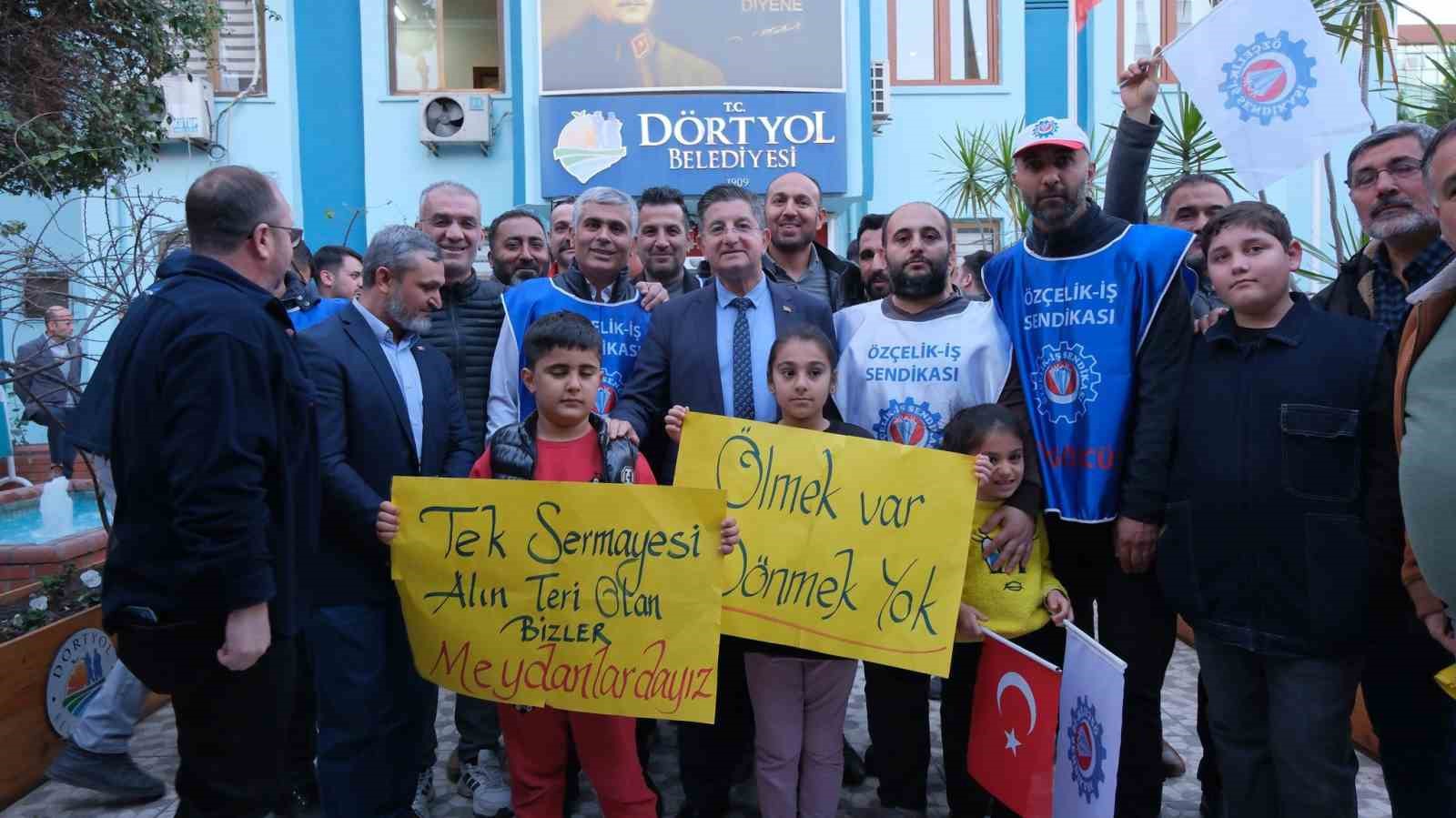 Yolbulan metal iş&ccedil;ilerine Başkan Ama&ccedil;&rsquo;tan destek
