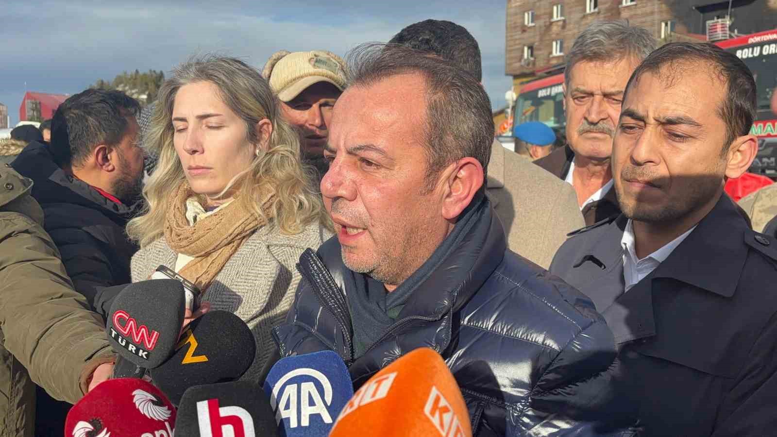 Tanju Özcan otel yangınına ilişkin savcılığa suç duyurusunda bulundu