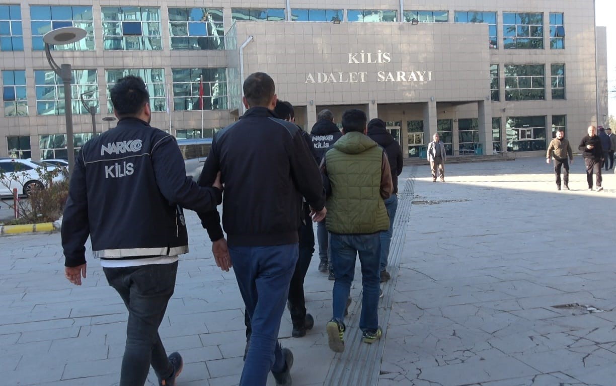 Kilis’te uyuşturucu operasyonunda 5 şahıs tutuklandı