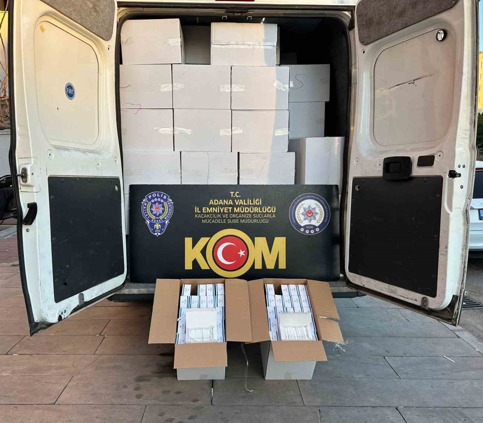 2.5 milyon ka&ccedil;ak makaron ele ge&ccedil;irildi
