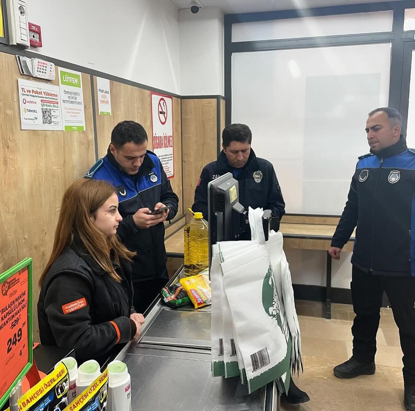 Zincir marketlere fiyat etiketi denetimi