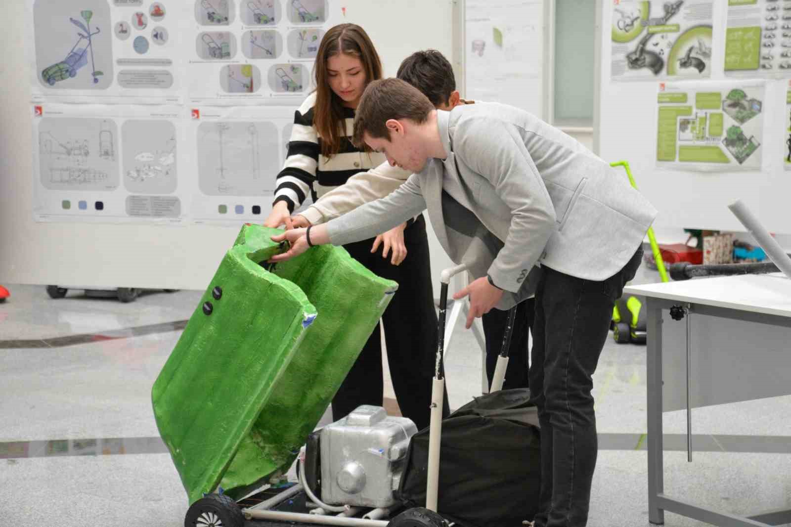 BŞEÜ’de çim biçme makinesi tasarım projesi dikkat çekti