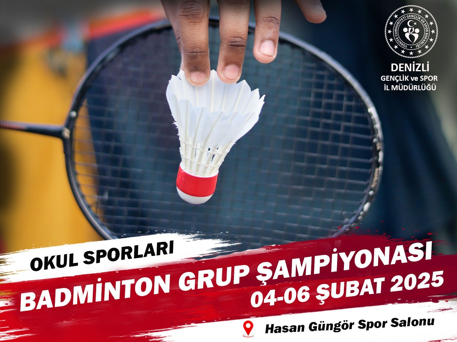 Badminton Gençler müsabakalarına Denizli ev sahipliği yapacak
