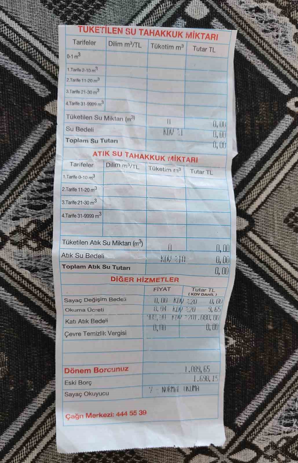 L&uuml;leburgaz&rsquo;da esnaftan su faturalarına tepki: "3 ayda gelen zam y&uuml;zde 900"
