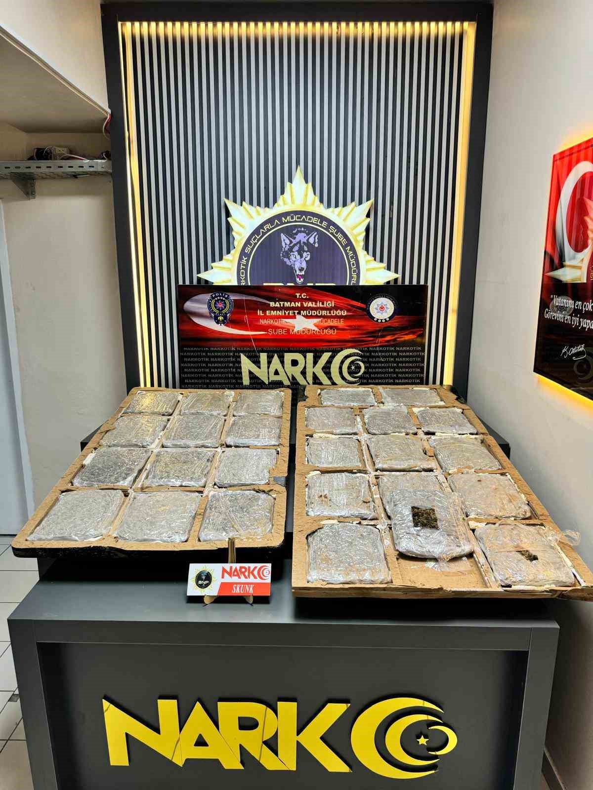 Batman&rsquo;da mobilya i&ccedil;inde 13 kilo uyuşturucu ele ge&ccedil;irildi: 3 tutuklama
