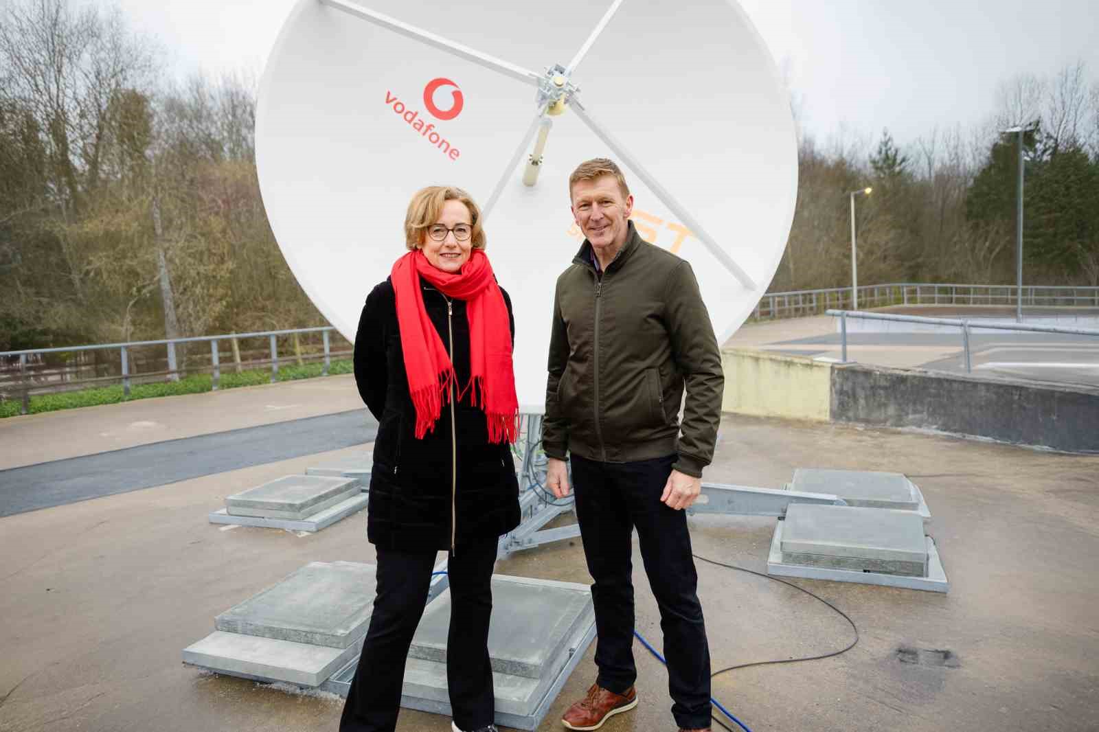 Vodafone, kapsama alanı olmayan bölgeden uzay video görüşmesi gerçekleştirdi