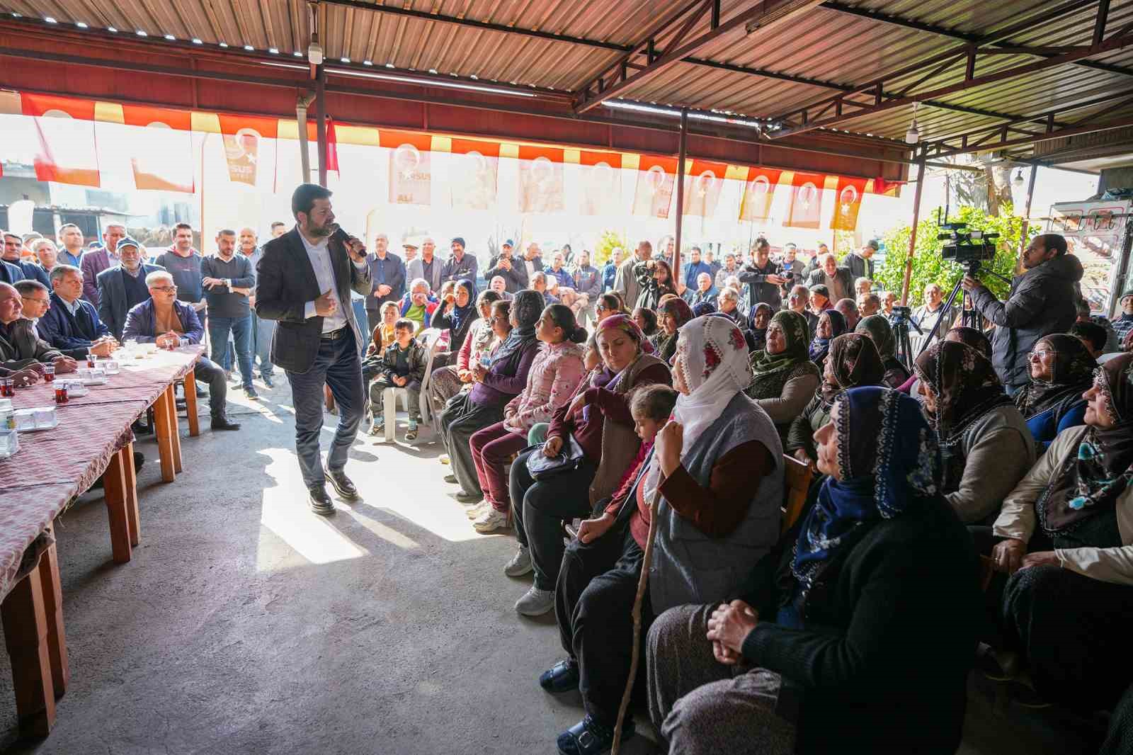 Başkan Boltaç: "Biz, bu şehrin köyünü, tarlasını, pazarını büyütmeye geldik"
