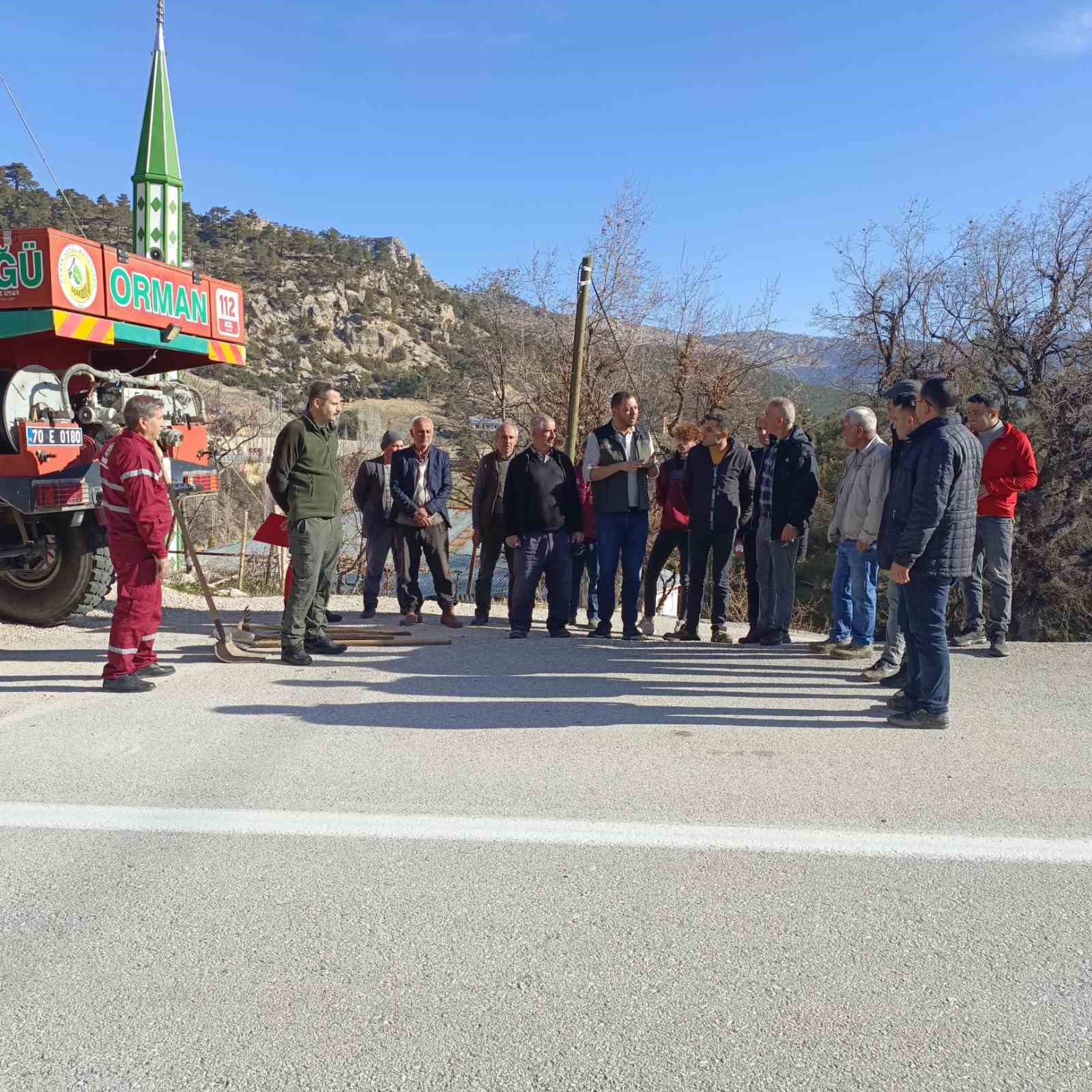 Beyşehir’de orman yangınları ile mücadele için seferberlik
