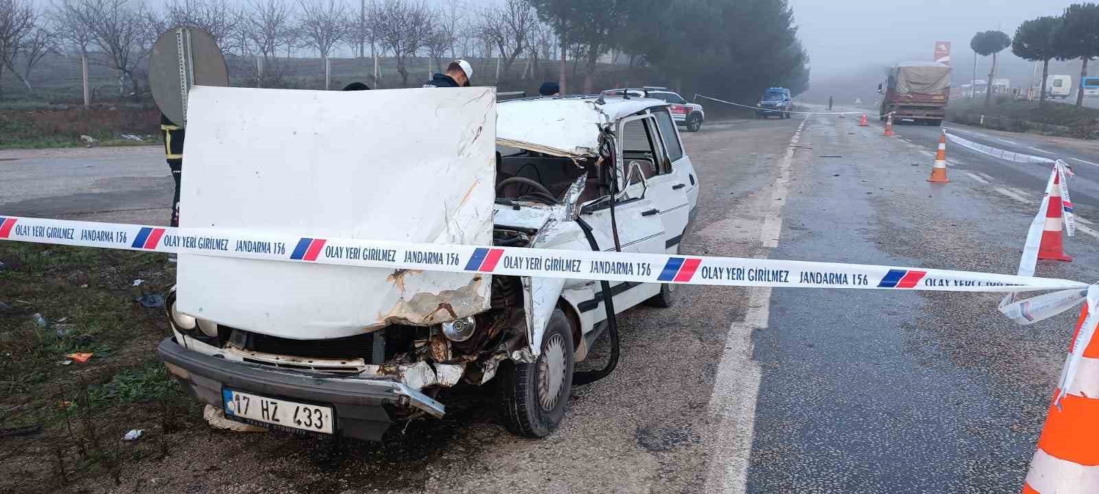 Çanakkale’de trafik kazası 1 ölü, 1 ağır yaralı