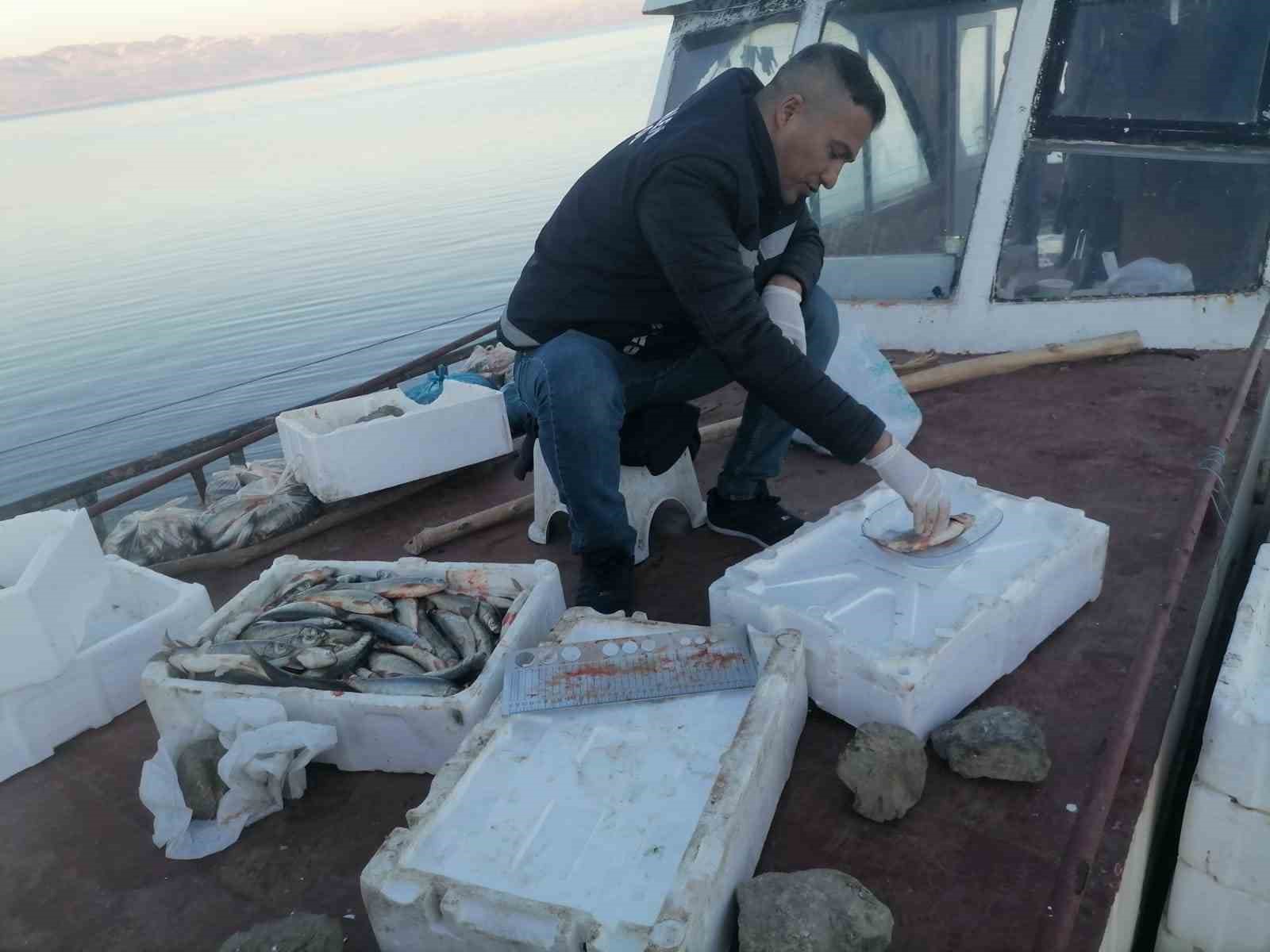 Van&rsquo;ın ikinci b&uuml;y&uuml;k g&ouml;l&uuml; Er&ccedil;ek&rsquo;te inci kefali bereketi

