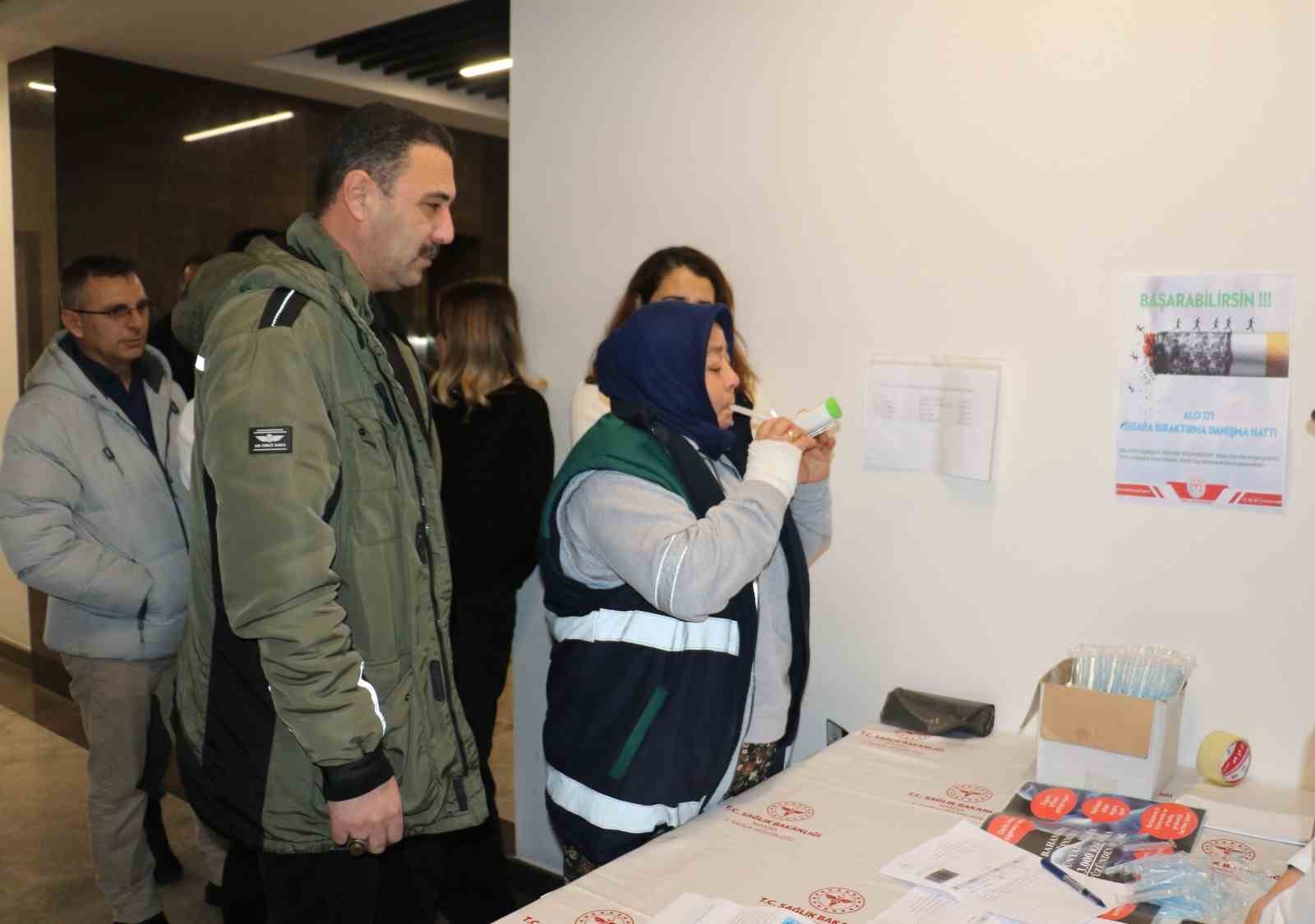B&uuml;y&uuml;kşehirden sigara bağımlılığına karşı farkındalık etkinliği
