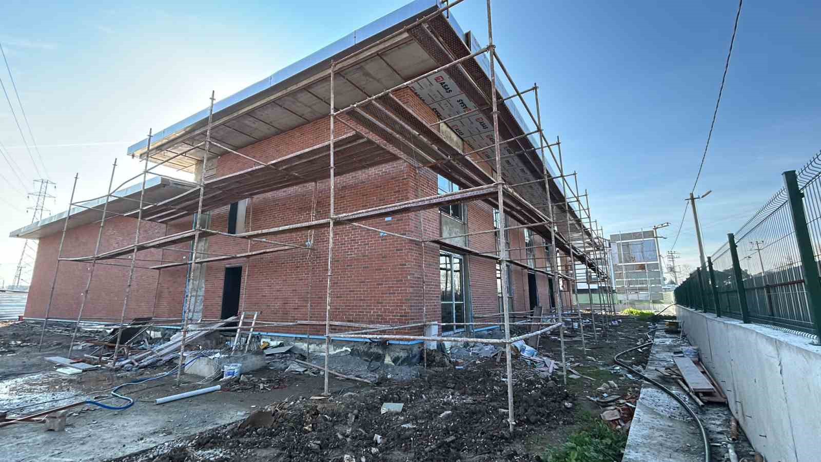 Kartepe’deki itfaiye binası inşaatında sona yaklaşılıyor
