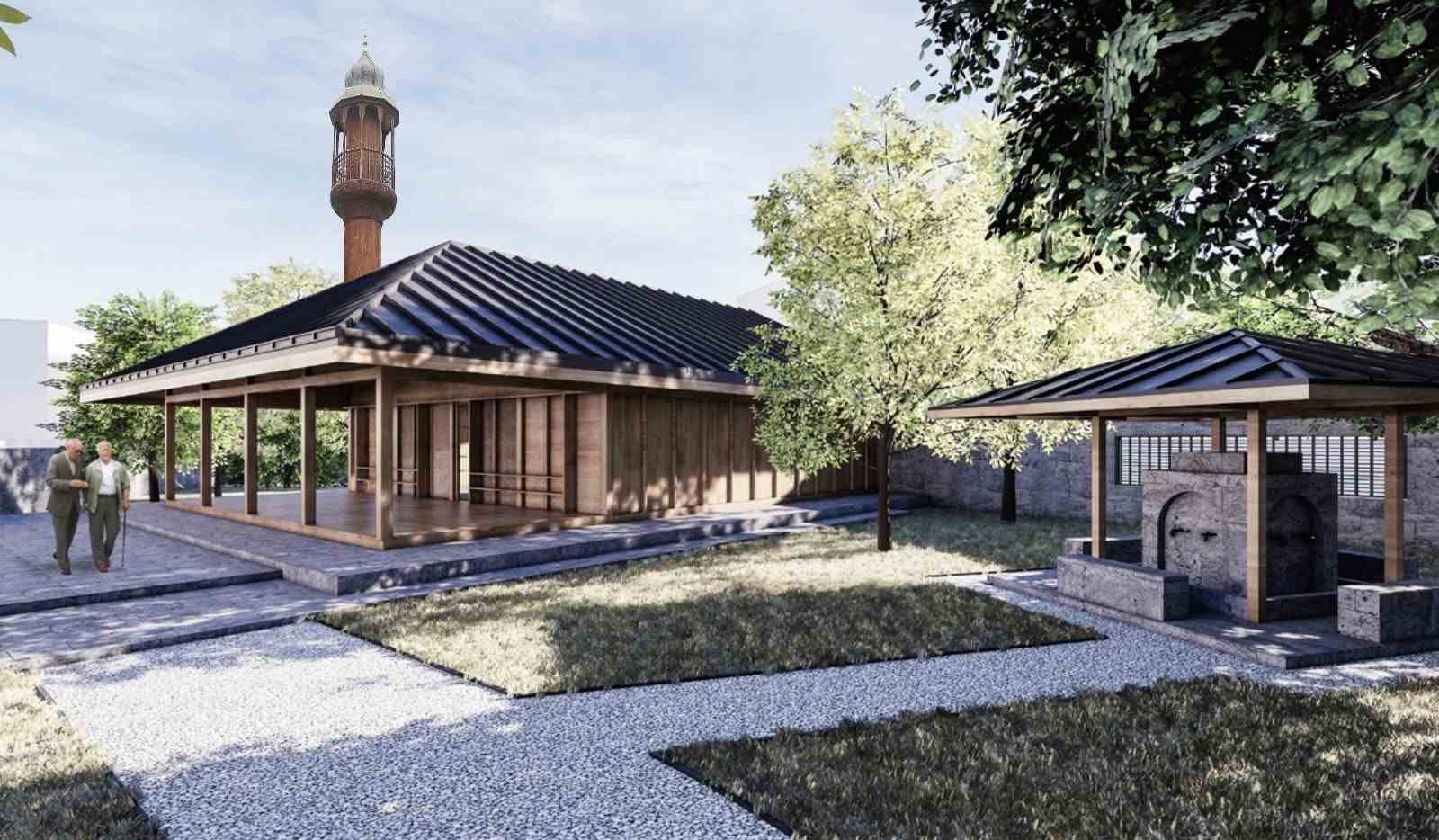 Korud&uuml;z&uuml; mescidi 2 yıl i&ccedil;inde tamamlanacak
